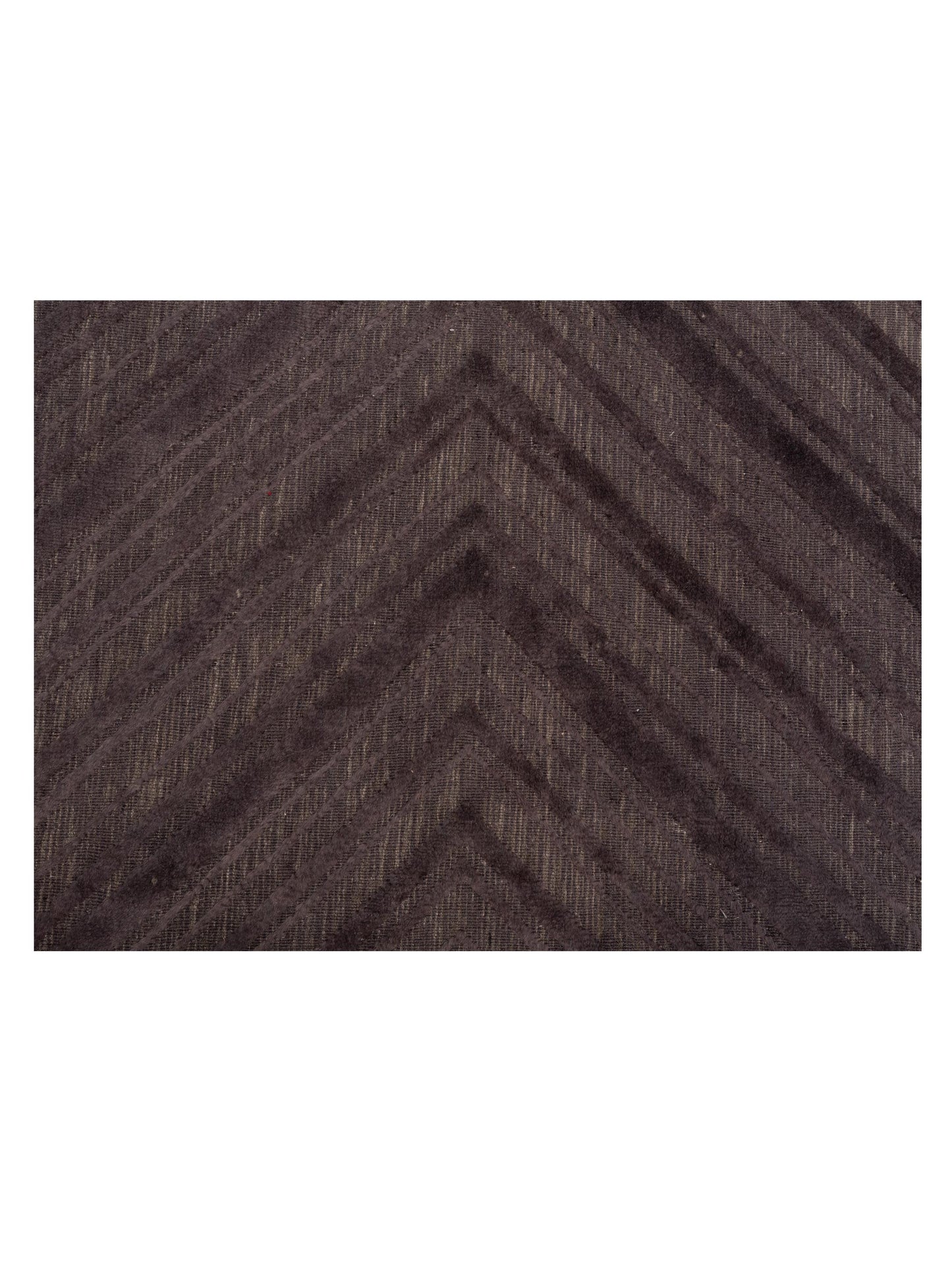 Himalayan 120390 Dark Brown 6x9 Hand Knotted Rug
