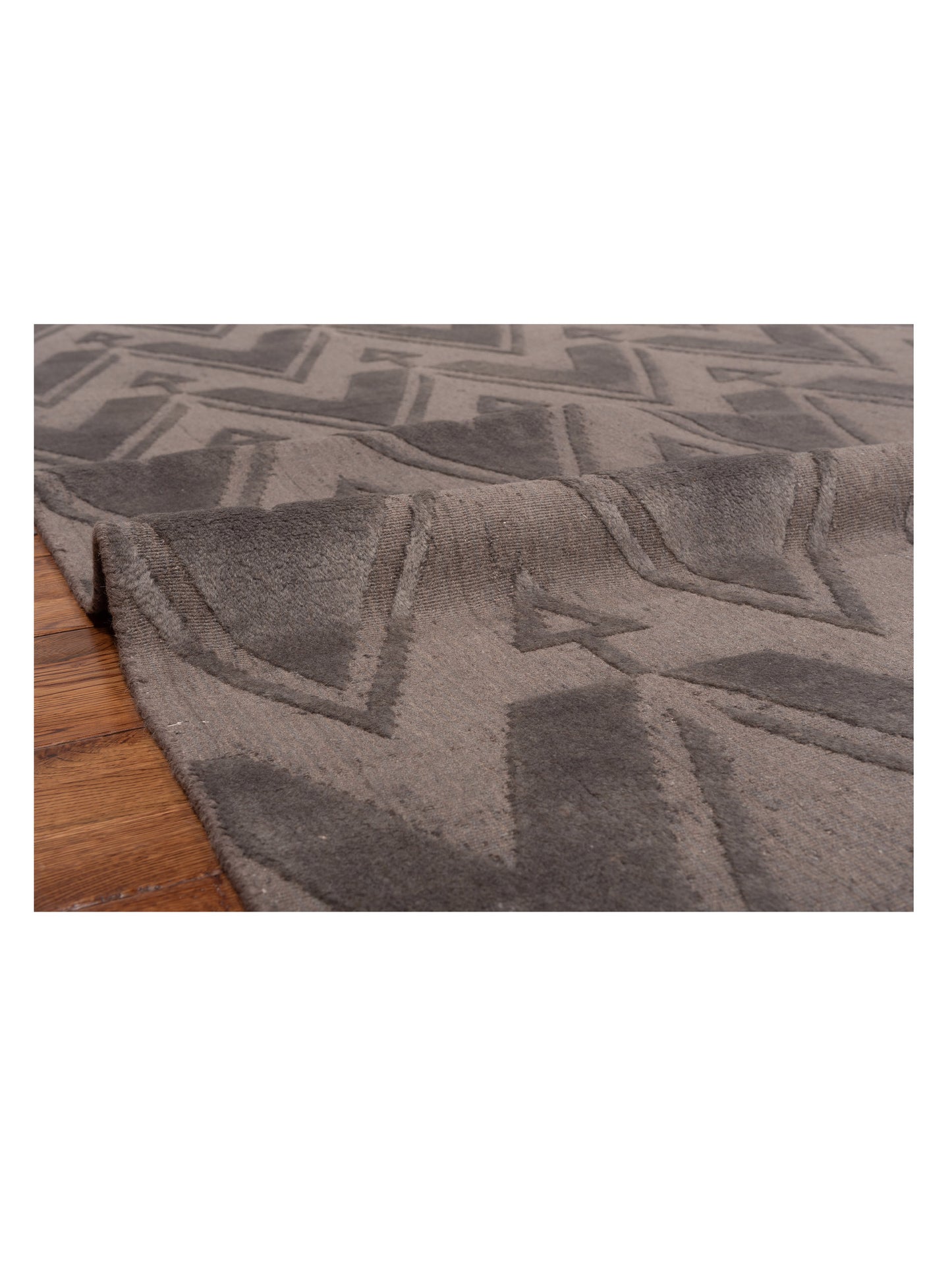 Himalayan 120402 Gray 8x10 Hand Knotted Rug