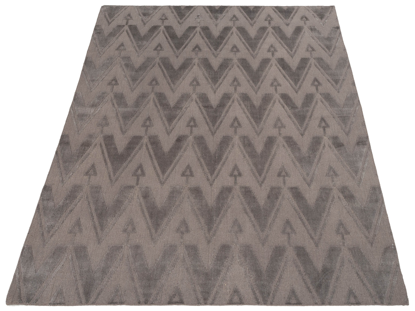 Himalayan 120403 Gray 8x10 Hand Knotted Rug