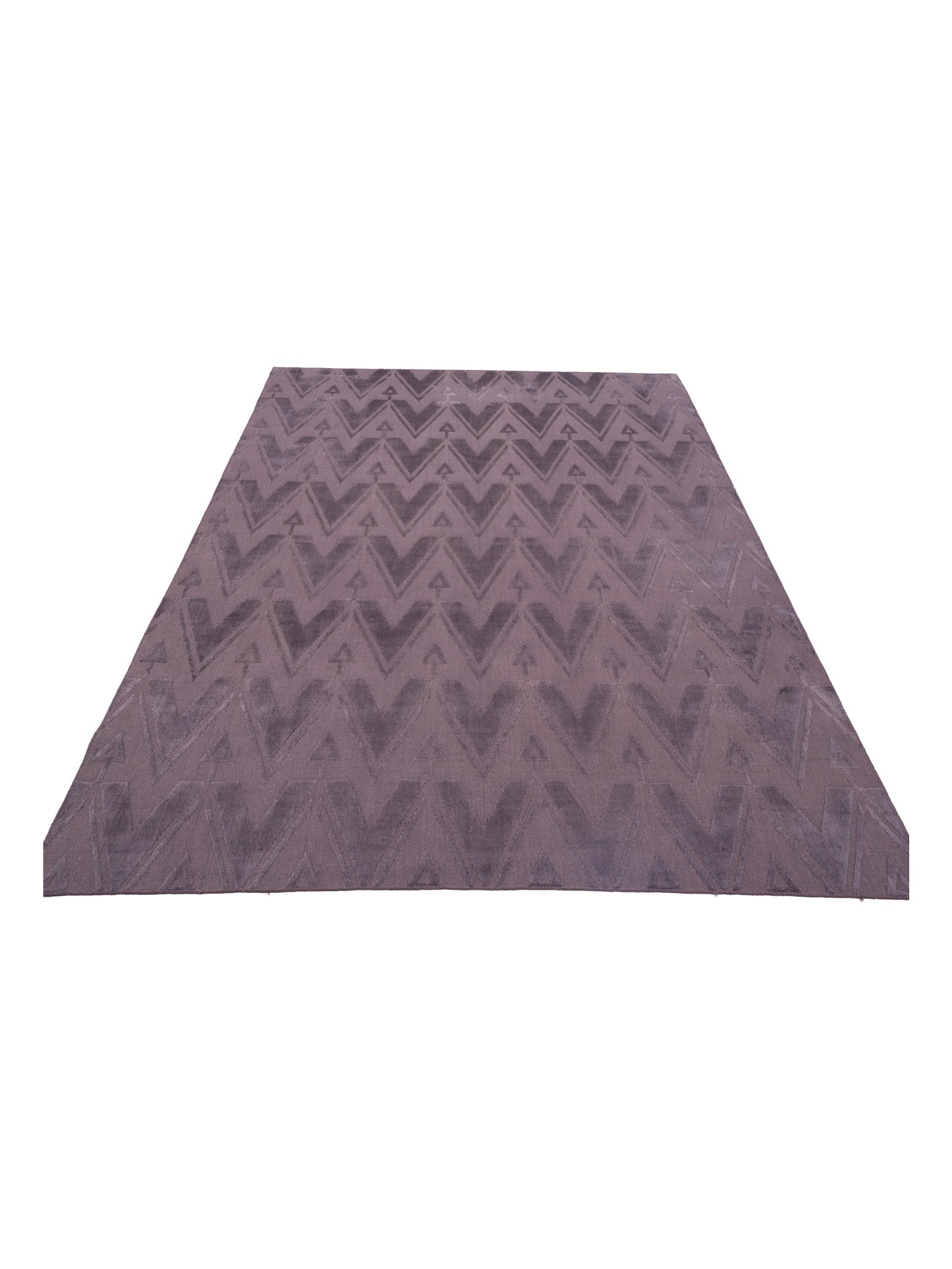 Himalayan 120407 Silver Gray Silver Gray 9x12 Hand Knotted Rug
