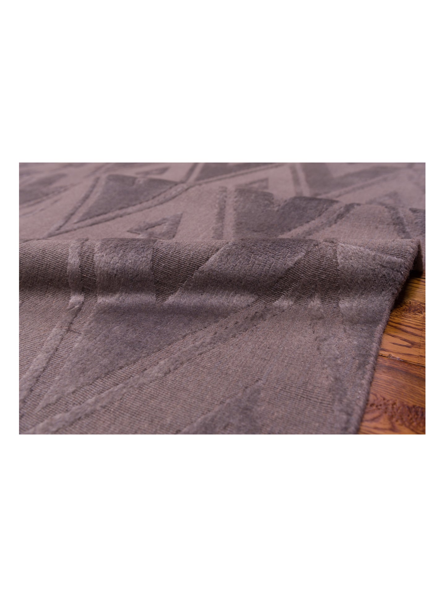Himalayan 120407 Silver Gray Silver Gray 9x12 Hand Knotted Rug