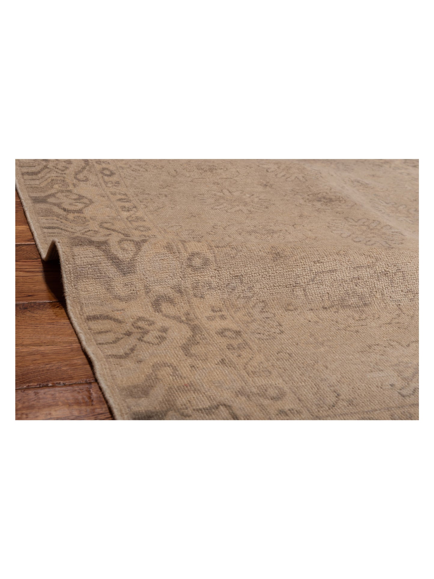 Evren 120417 Gray 4x6 Hand Knotted Rug