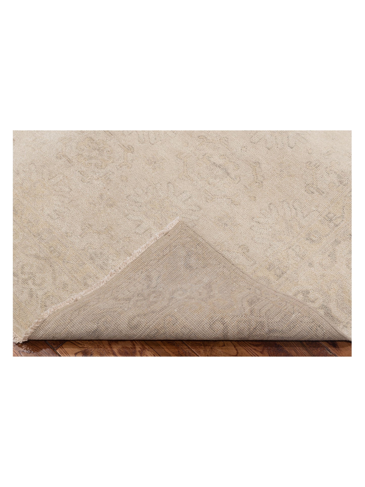 Evren 120419 Silver 5x8 Hand Knotted Rug