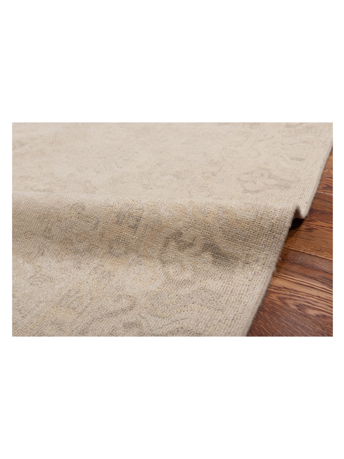 Evren 120419 Silver 5x8 Hand Knotted Rug