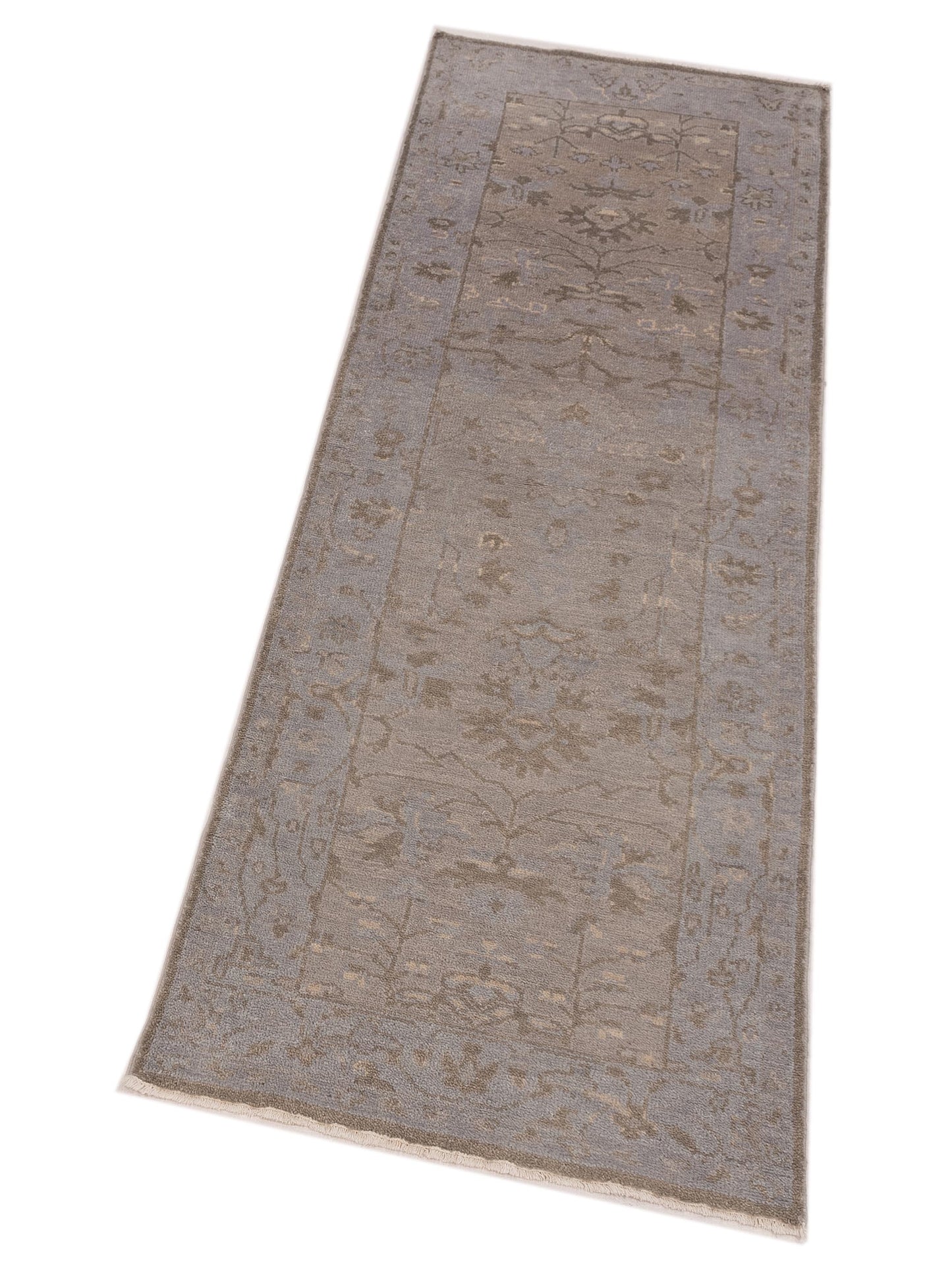 Stella 120432 Gray 2.6x8 Hand Knotted Rug
