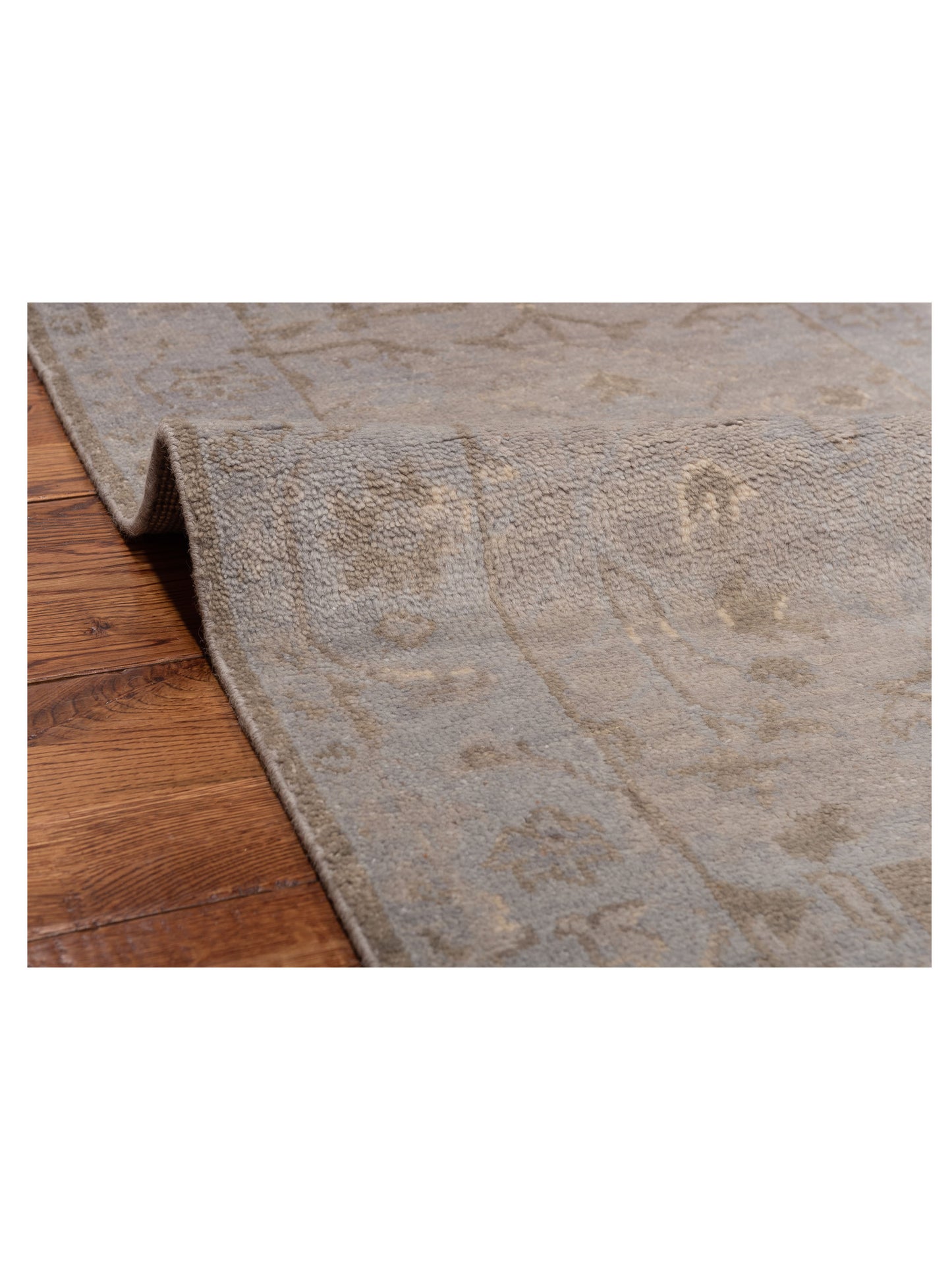 Stella 120432 Gray 2.6x8 Hand Knotted Rug