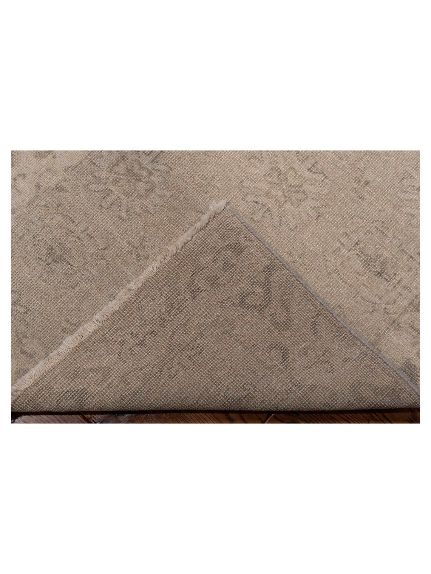 Evren 120434 Gray 2.6x12 Hand Knotted Rug