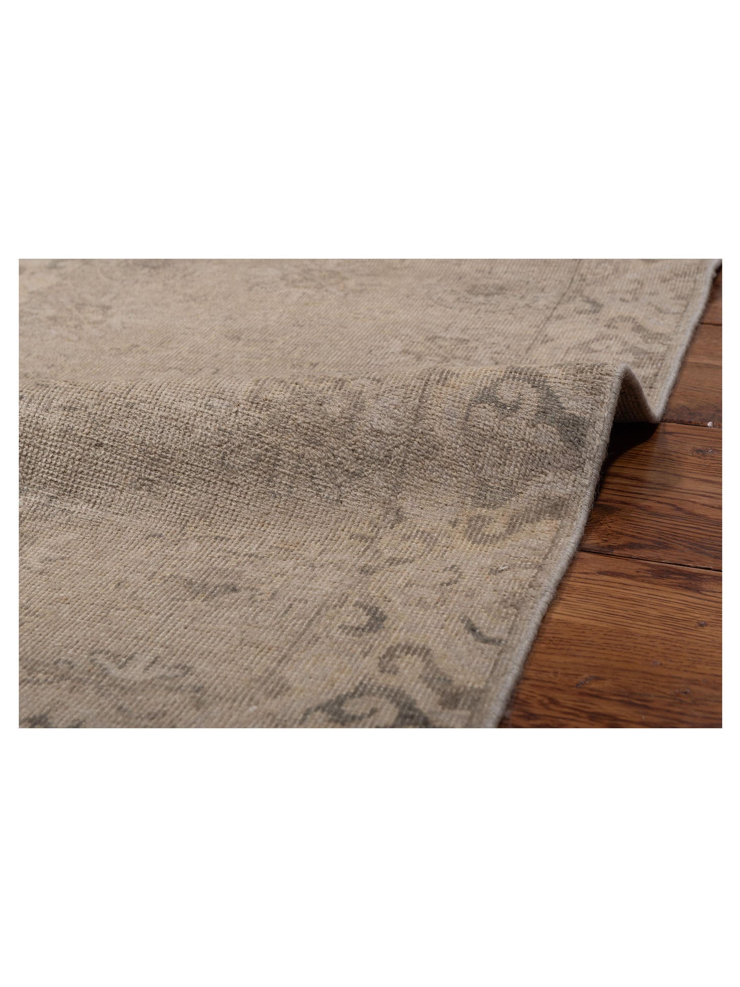 Evren 120434 Gray 2.6x12 Hand Knotted Rug