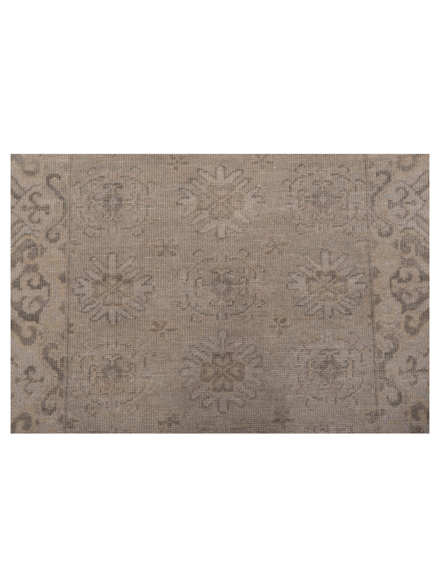 Evren 120434 Gray 2.6x12 Hand Knotted Rug