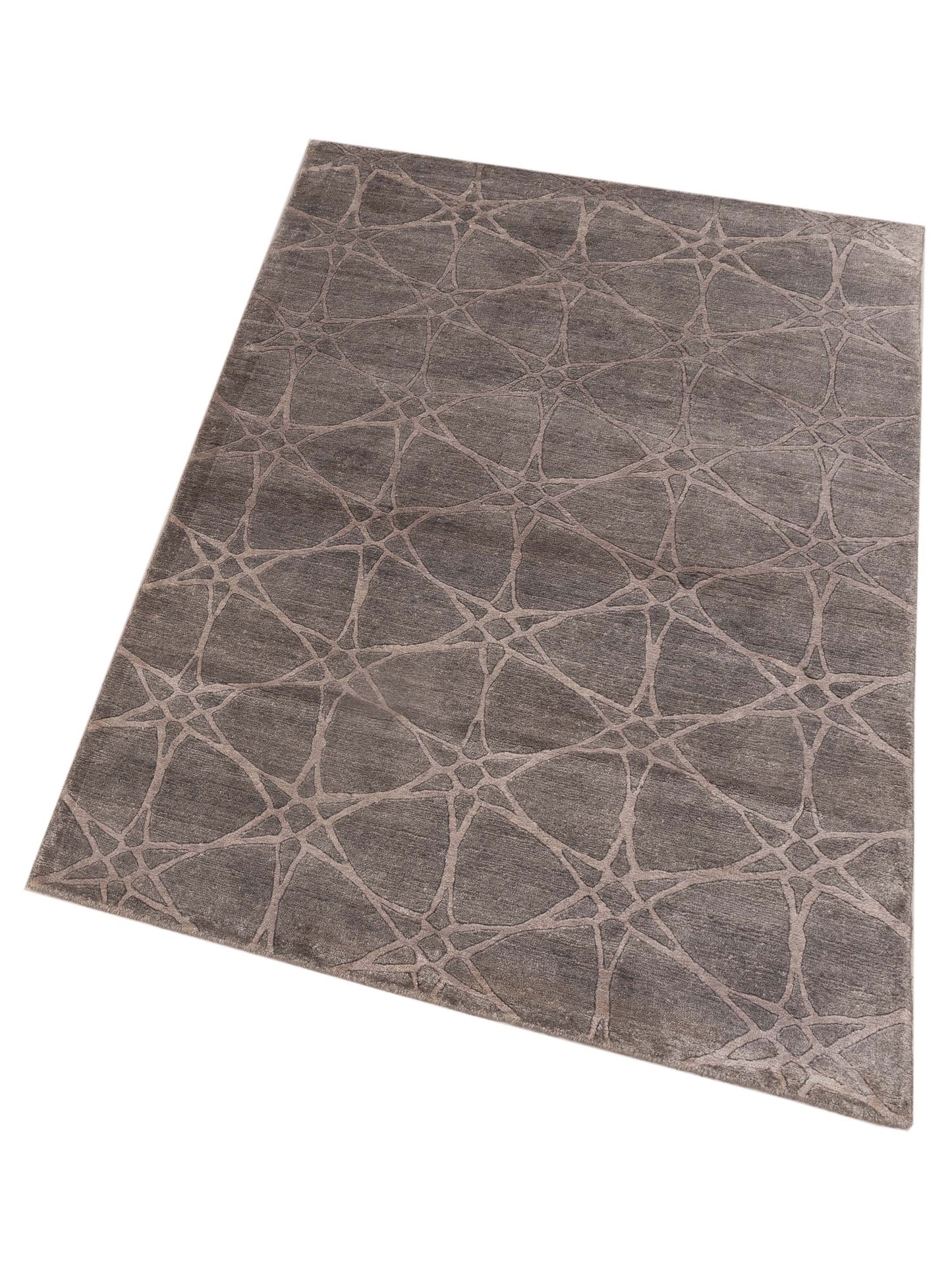 Tibetino 120483 Gray 4.1x6.1 Hand Knotted Rug