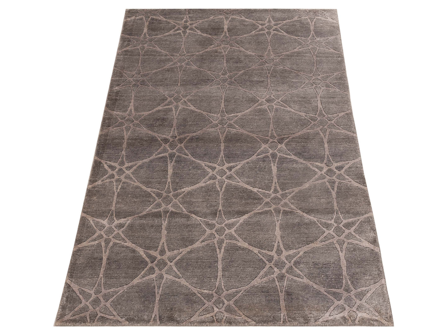 Tibetino 120483 Gray 4.1x6.1 Hand Knotted Rug