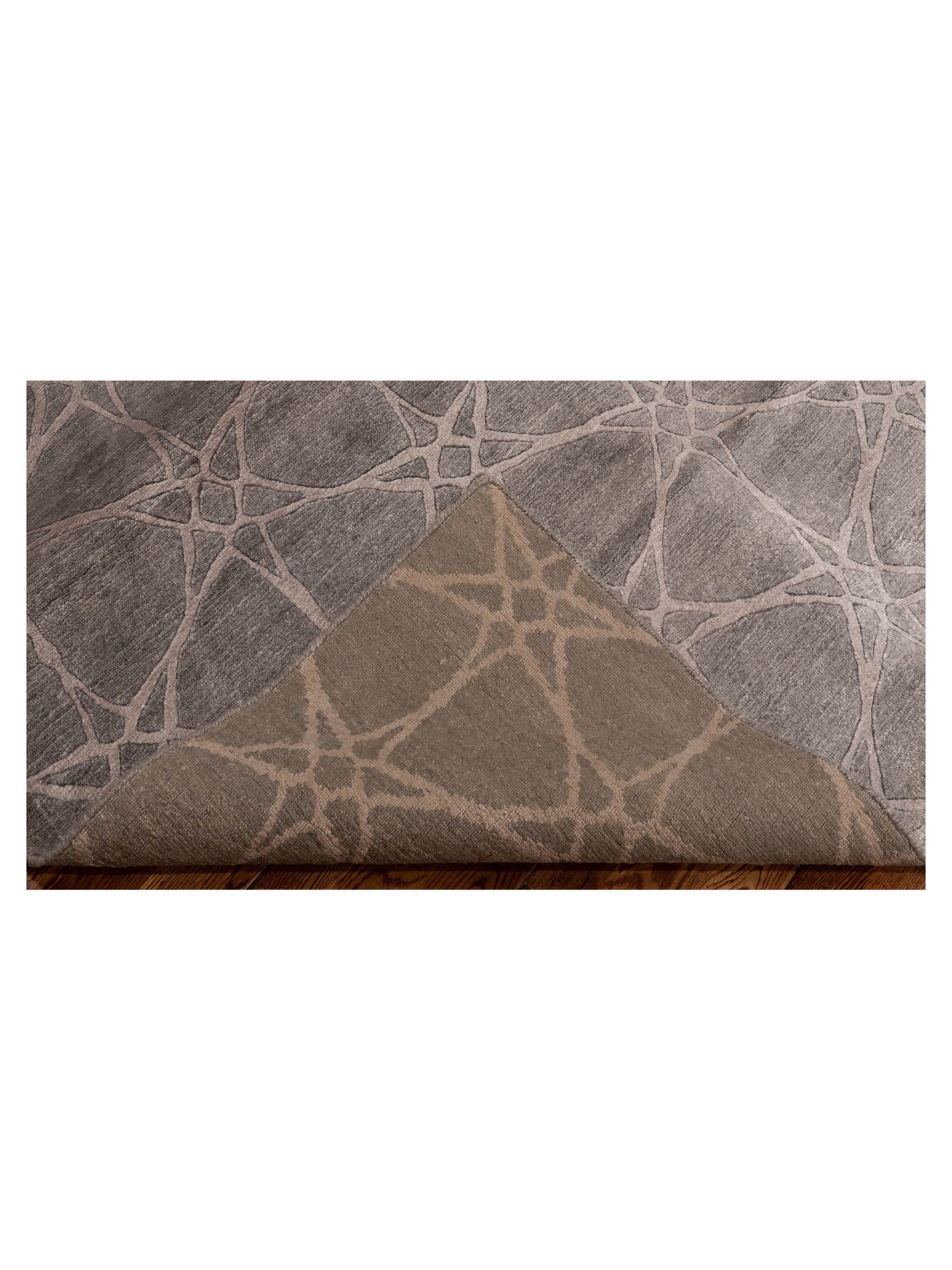 Tibetino 120483 Gray 4.1x6.1 Hand Knotted Rug
