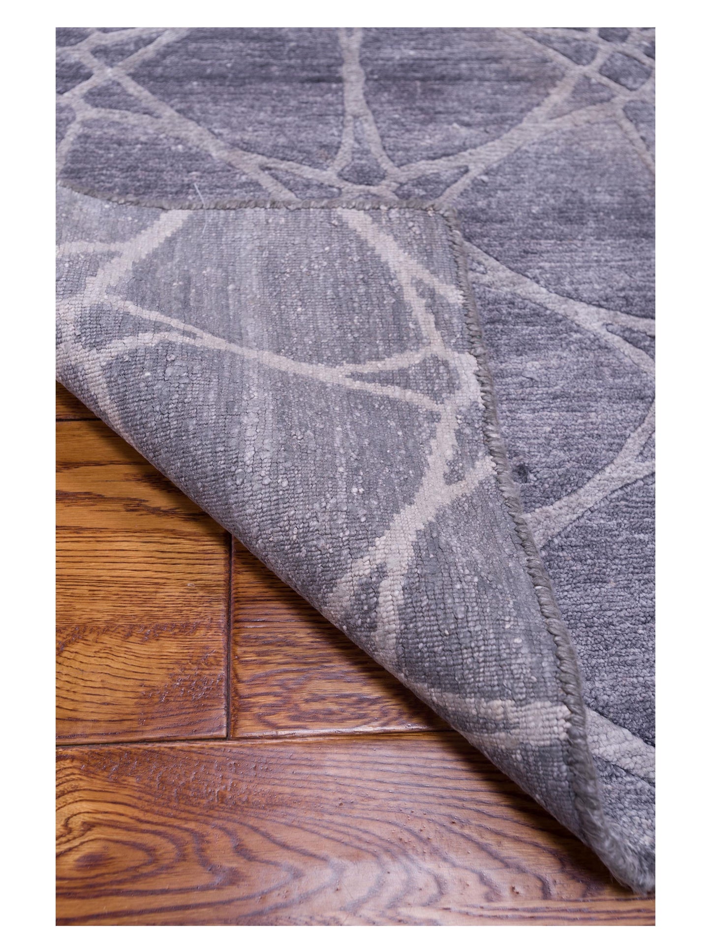 Tibetino 120491 Gray 4x6.2 Hand Knotted Rug