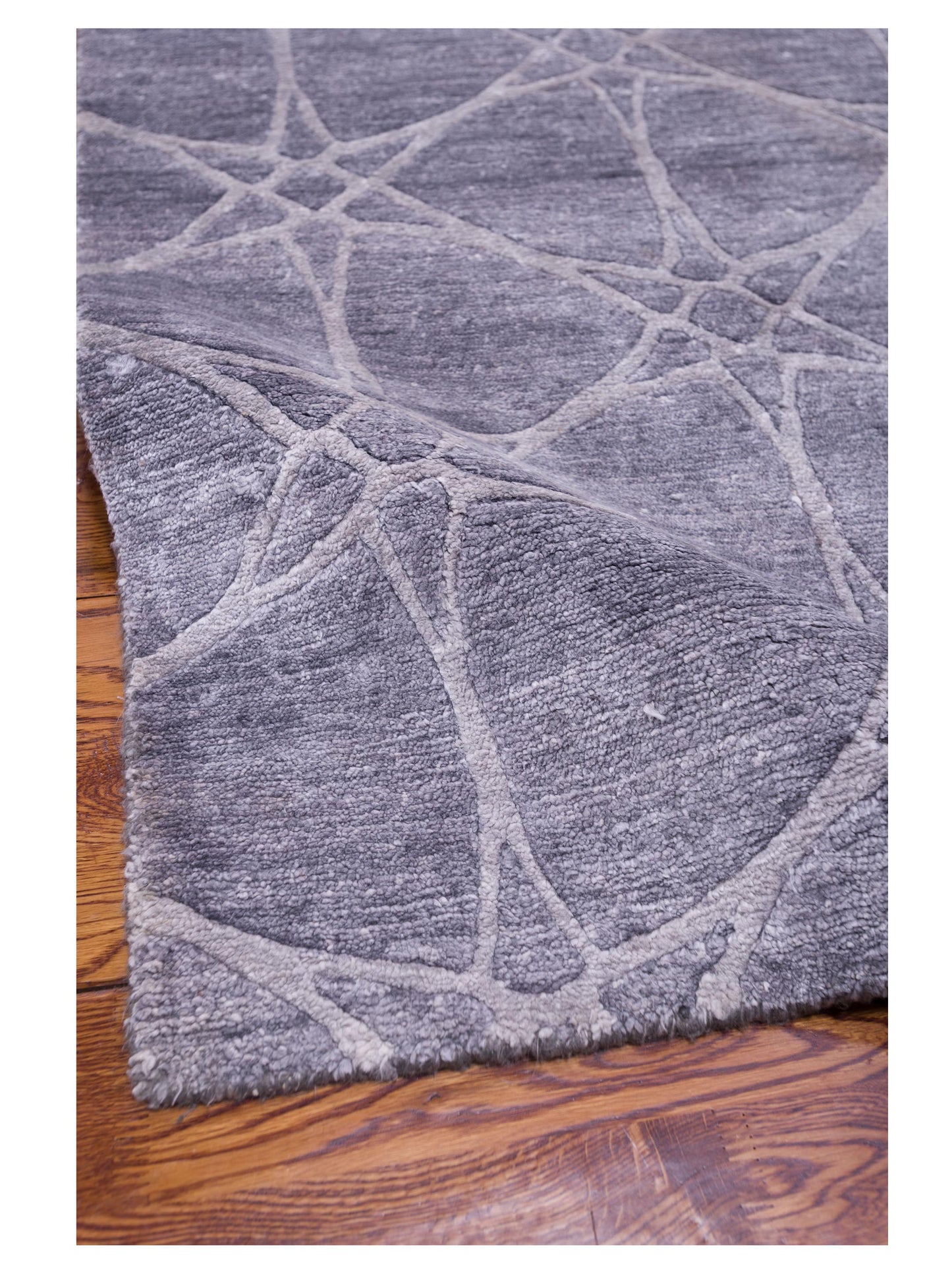 Tibetino 120491 Gray 4x6.2 Hand Knotted Rug