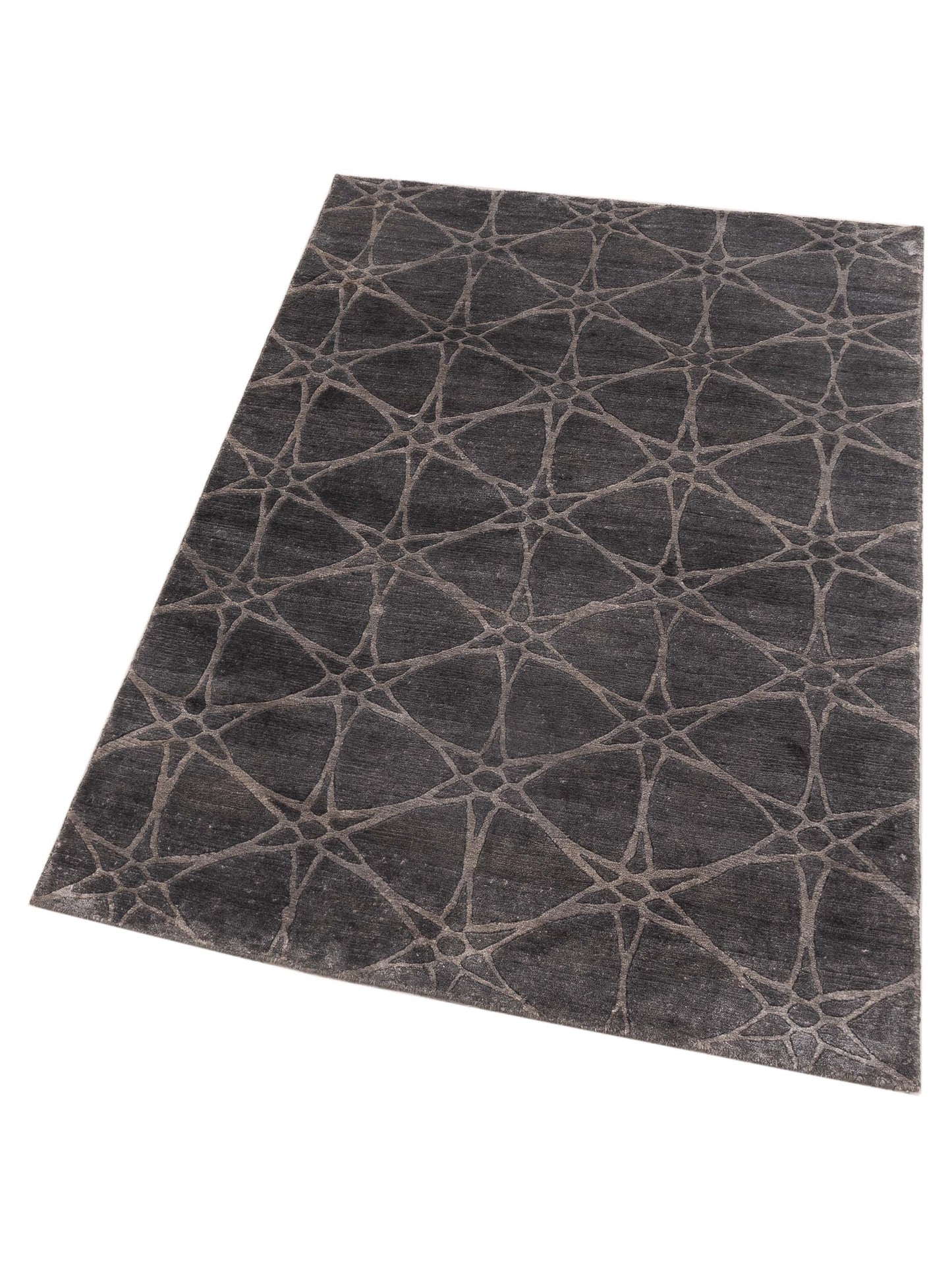 Tibetino 120492 Gray 4.1x6.1 Hand Knotted Rug