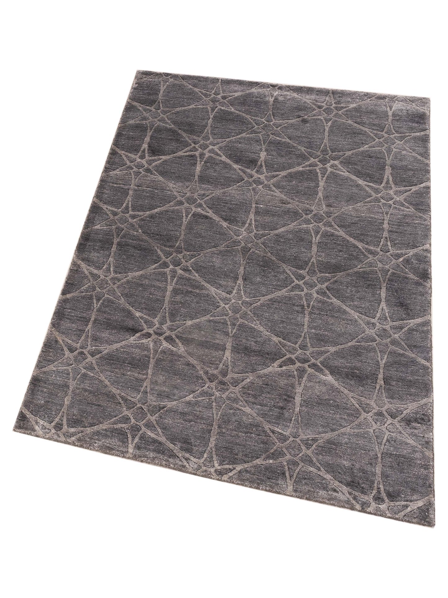 Tibetino 120494 Gray 4.1x6.1 Hand Knotted Rug
