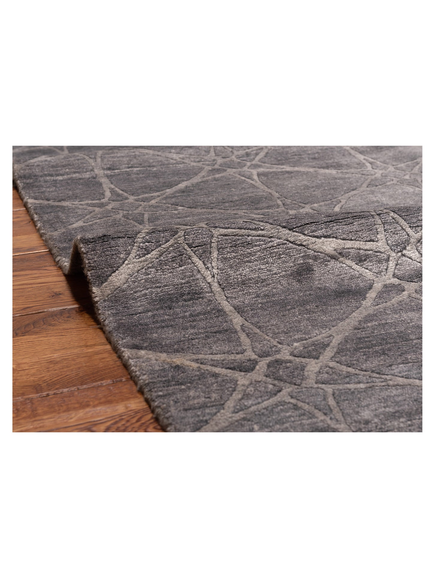 Tibetino 120494 Gray 4.1x6.1 Hand Knotted Rug