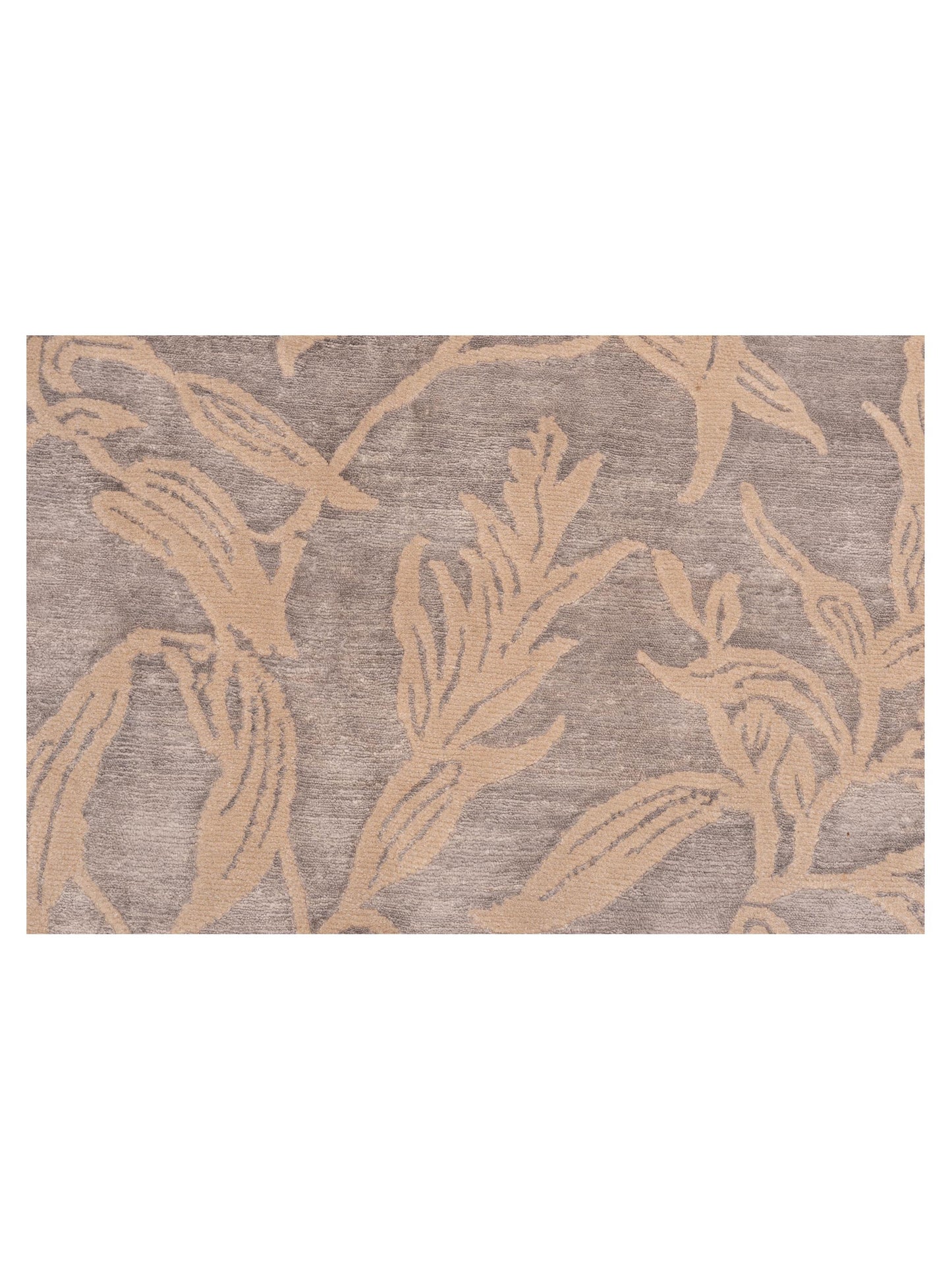 Tibetino 120504 Gray 6x8.11 Hand Knotted Rug