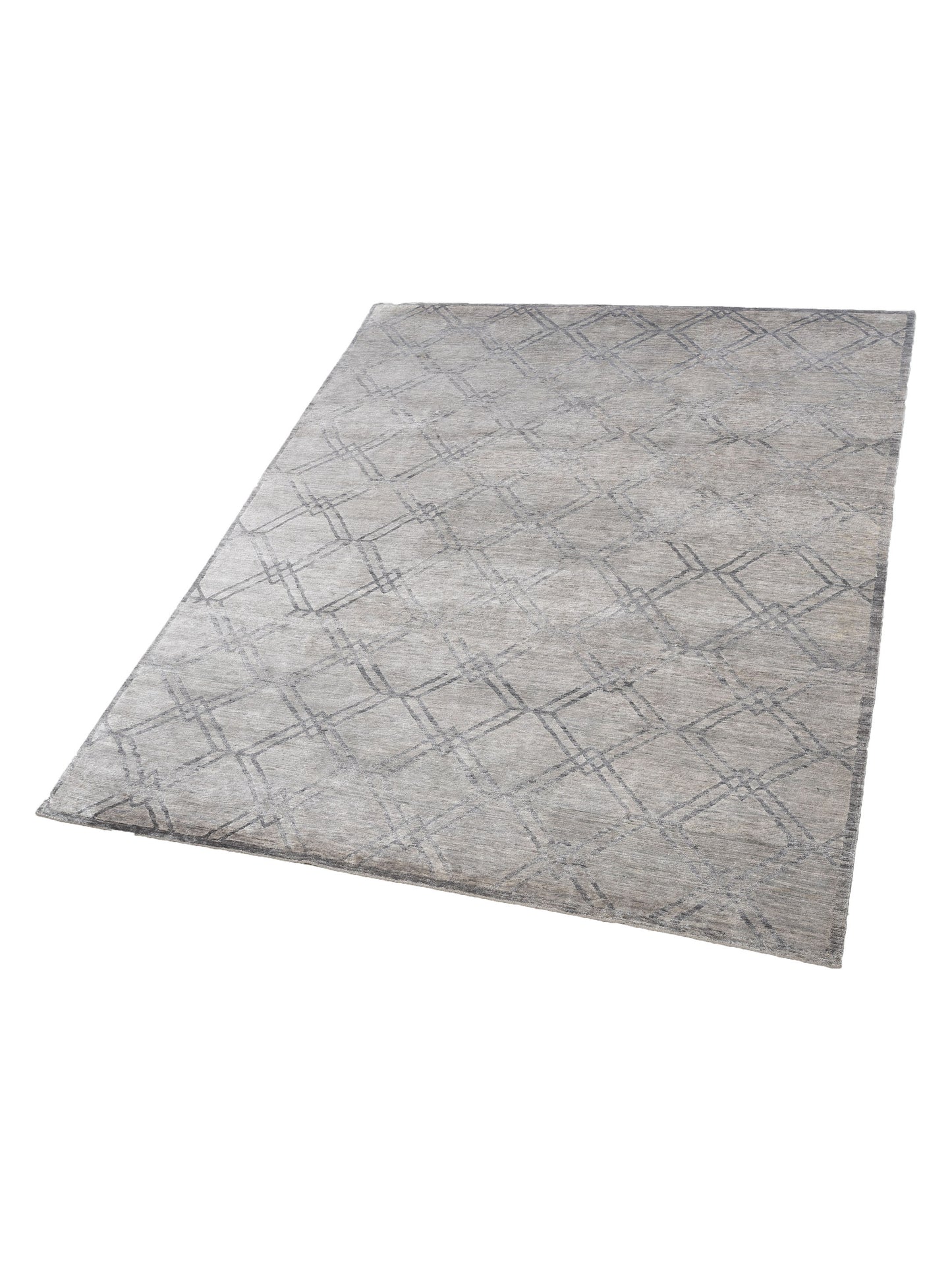Tibetino 120514 Silver 8x10 Hand Knotted Rug
