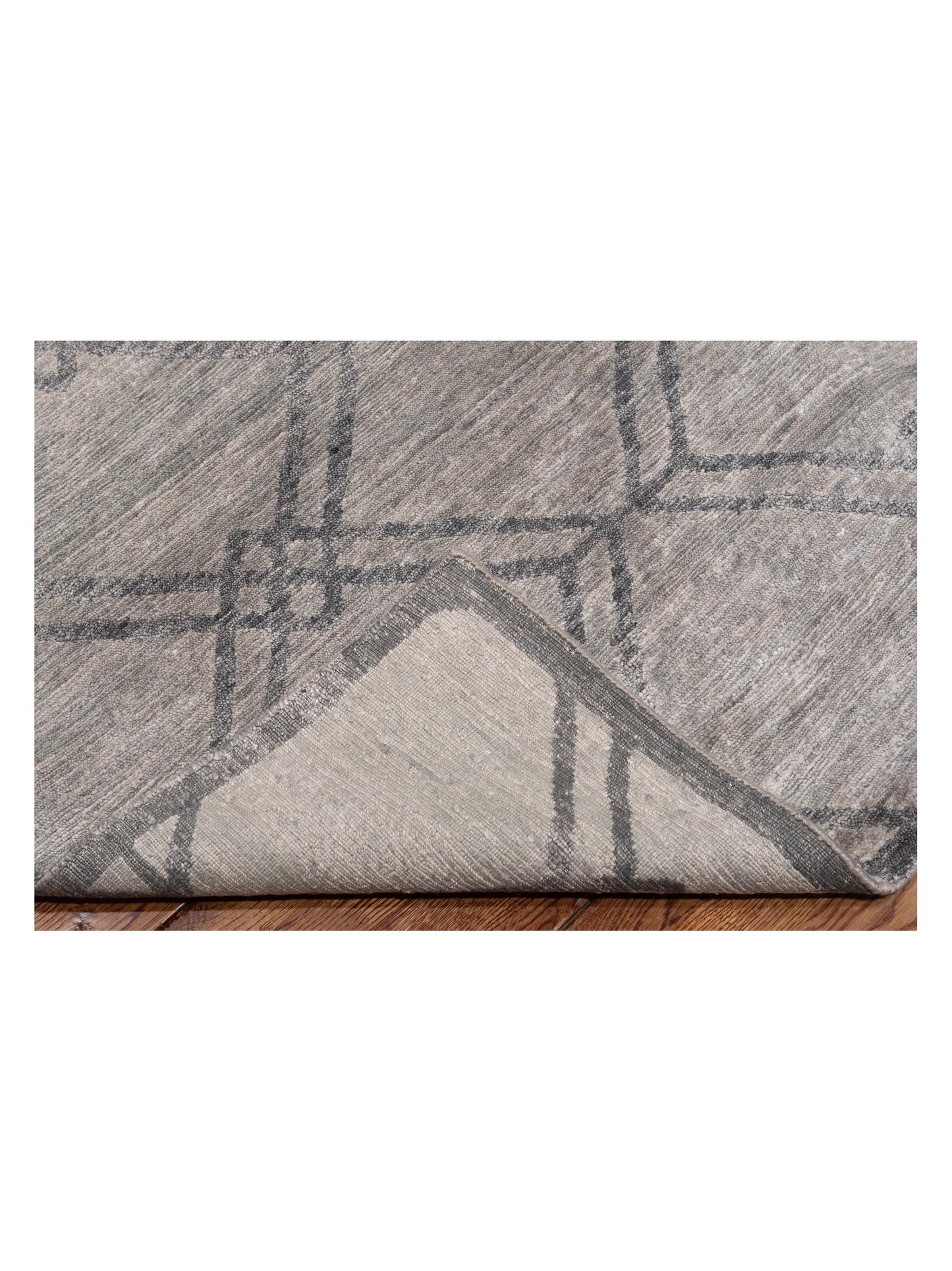 Tibetino 120514 Silver 8x10 Hand Knotted Rug