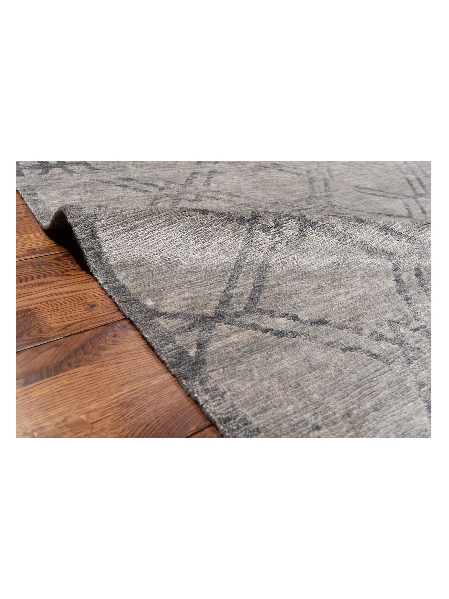 Tibetino 120514 Silver 8x10 Hand Knotted Rug