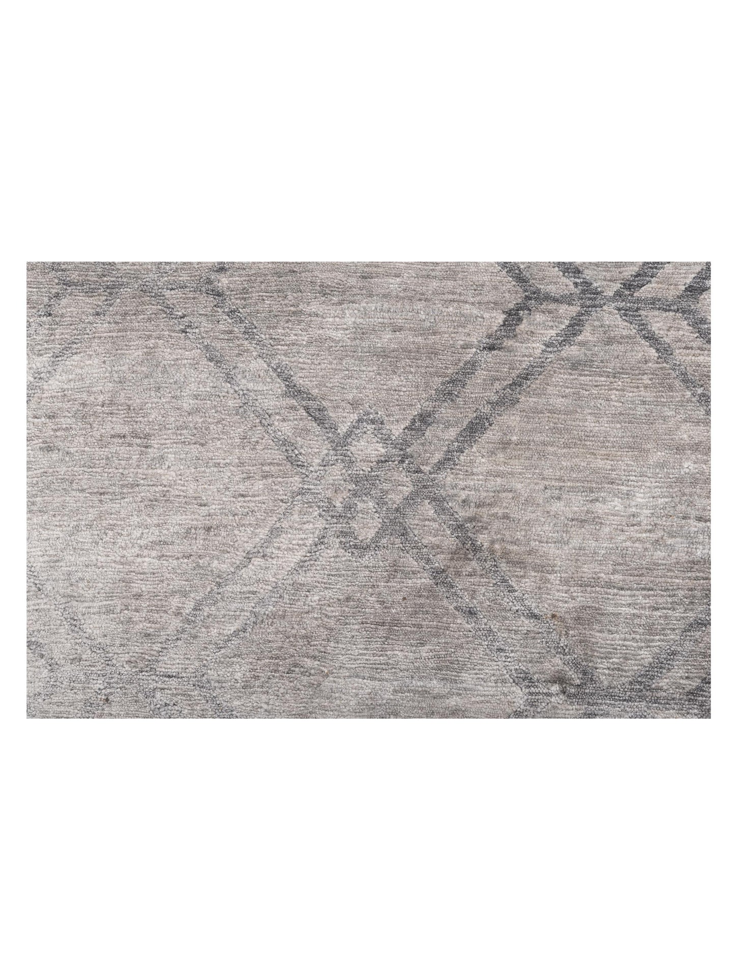 Tibetino 120514 Silver 8x10 Hand Knotted Rug