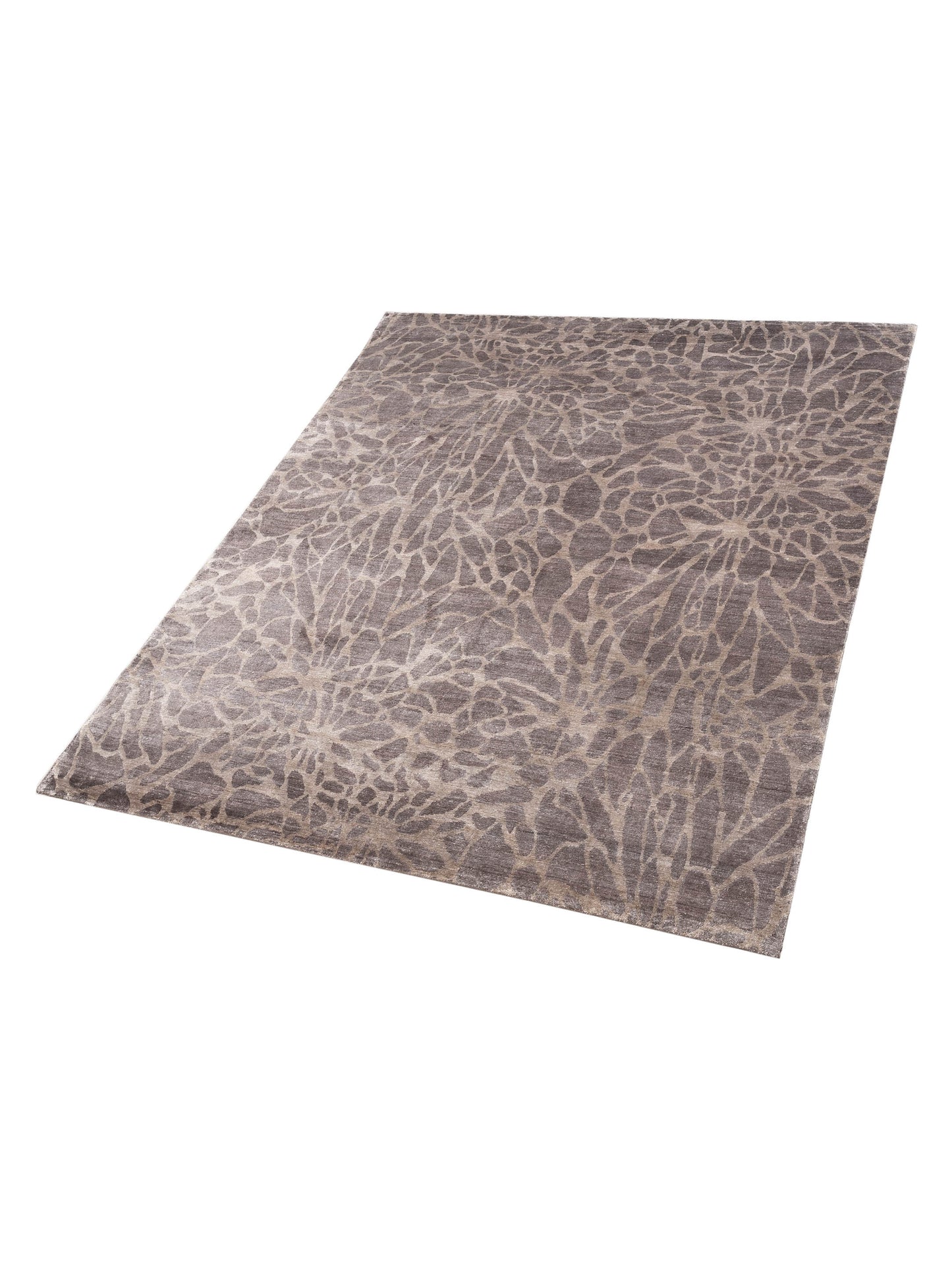 Tibetino 120525 Brown 8x9.9 Hand Knotted Rug