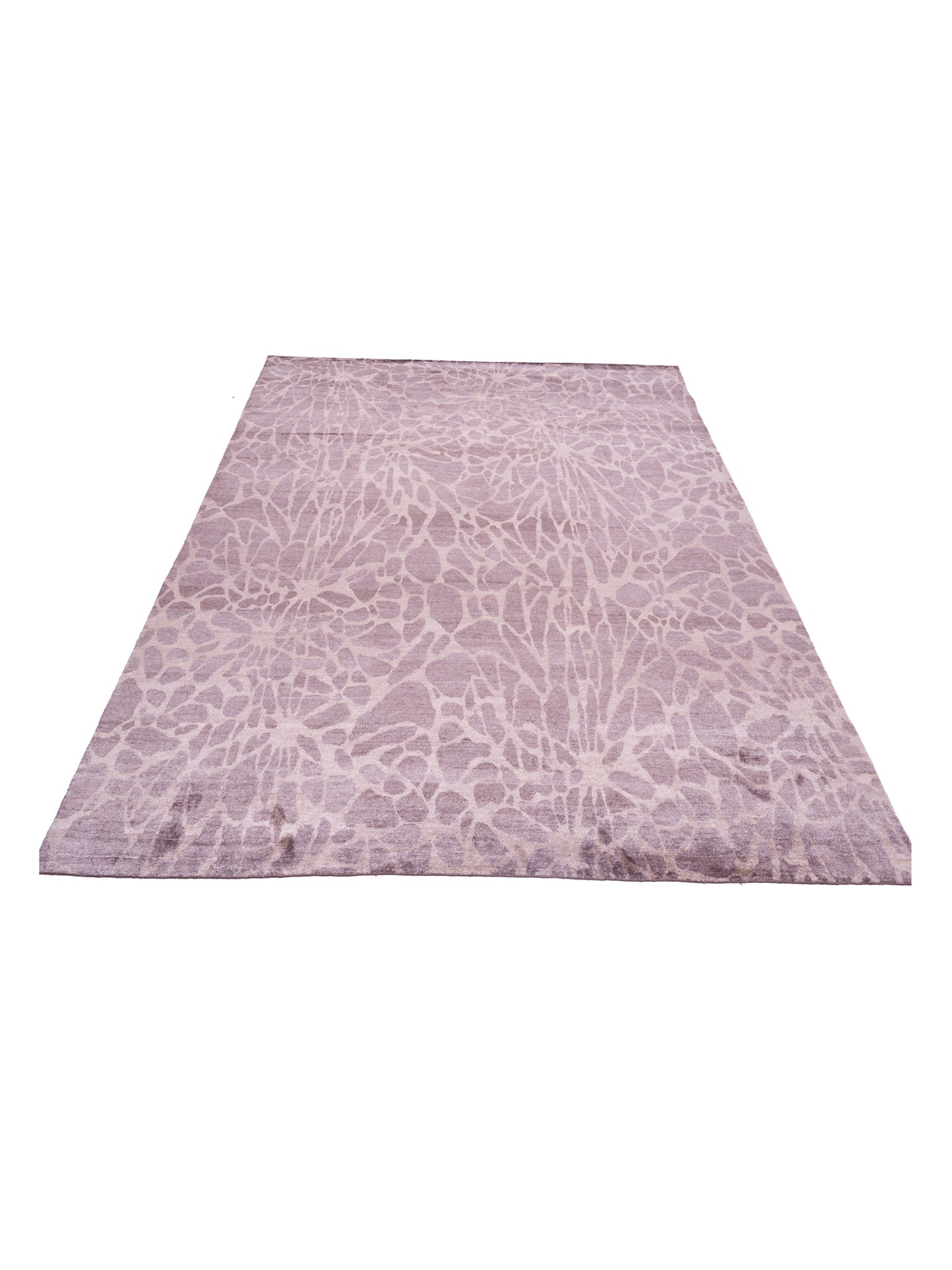 Tibetino 120528 Brown Brown 8.10x11.8 Hand Knotted Rug
