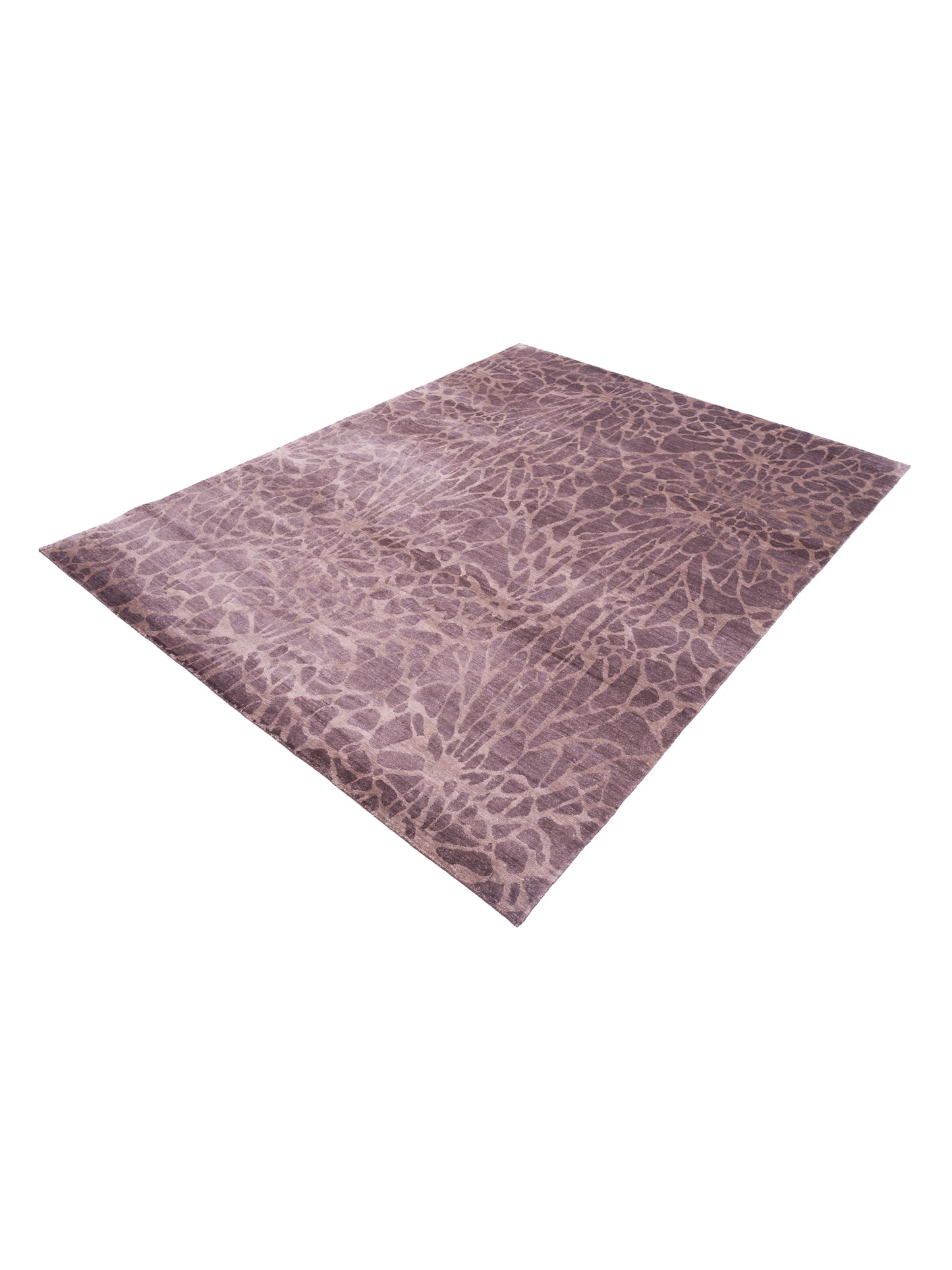 Tibetino 120528 Brown Brown 8.10x11.8 Hand Knotted Rug