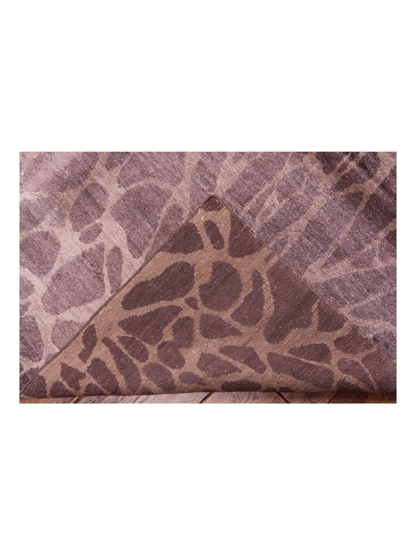 Tibetino 120528 Brown Brown 8.10x11.8 Hand Knotted Rug