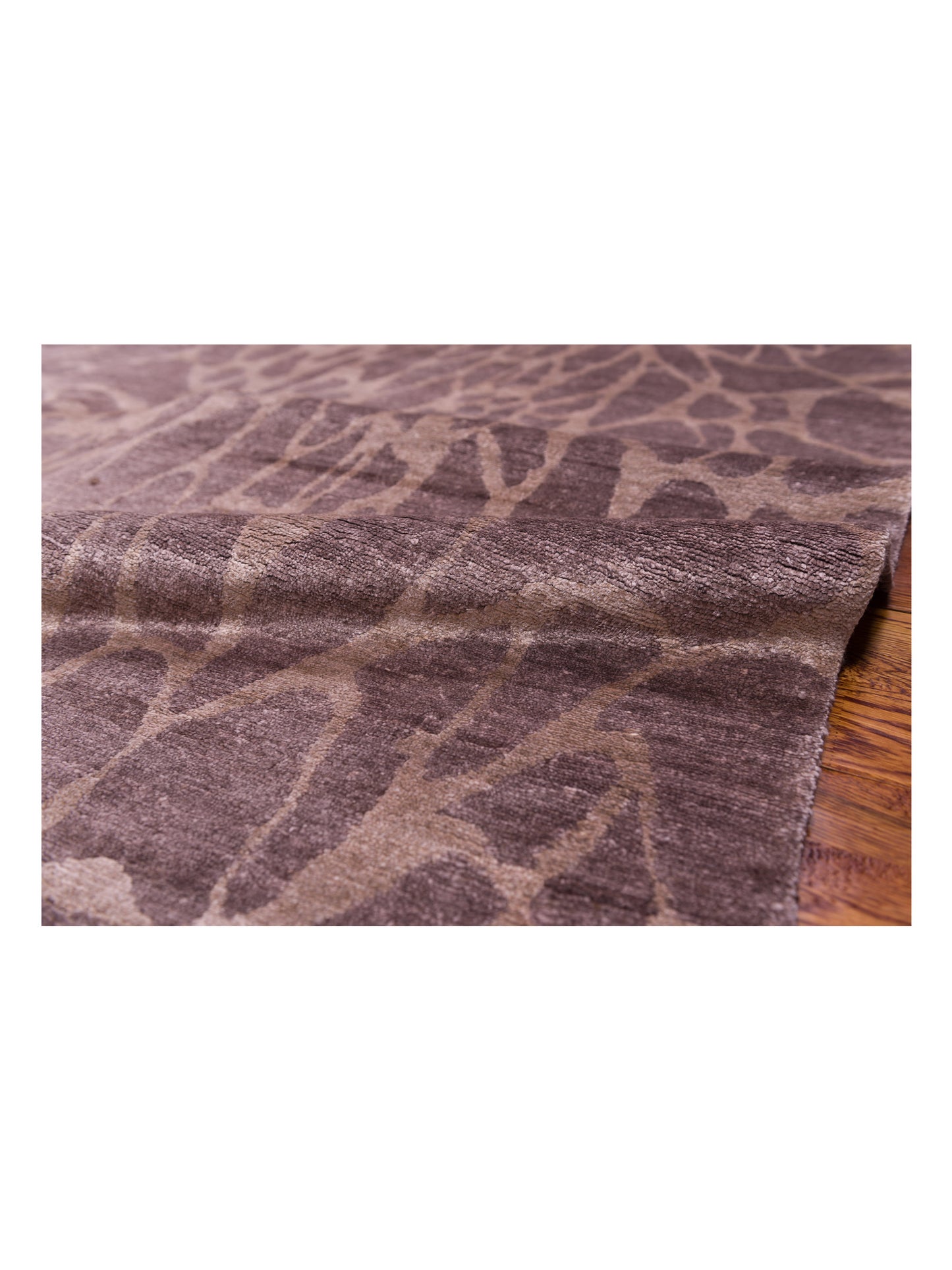 Tibetino 120528 Brown Brown 8.10x11.8 Hand Knotted Rug
