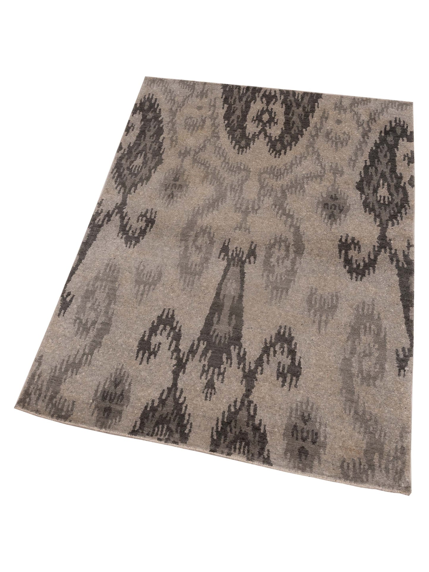 Tibetino 120537 Silver Gray 3.11x5.10 Hand Knotted Rug