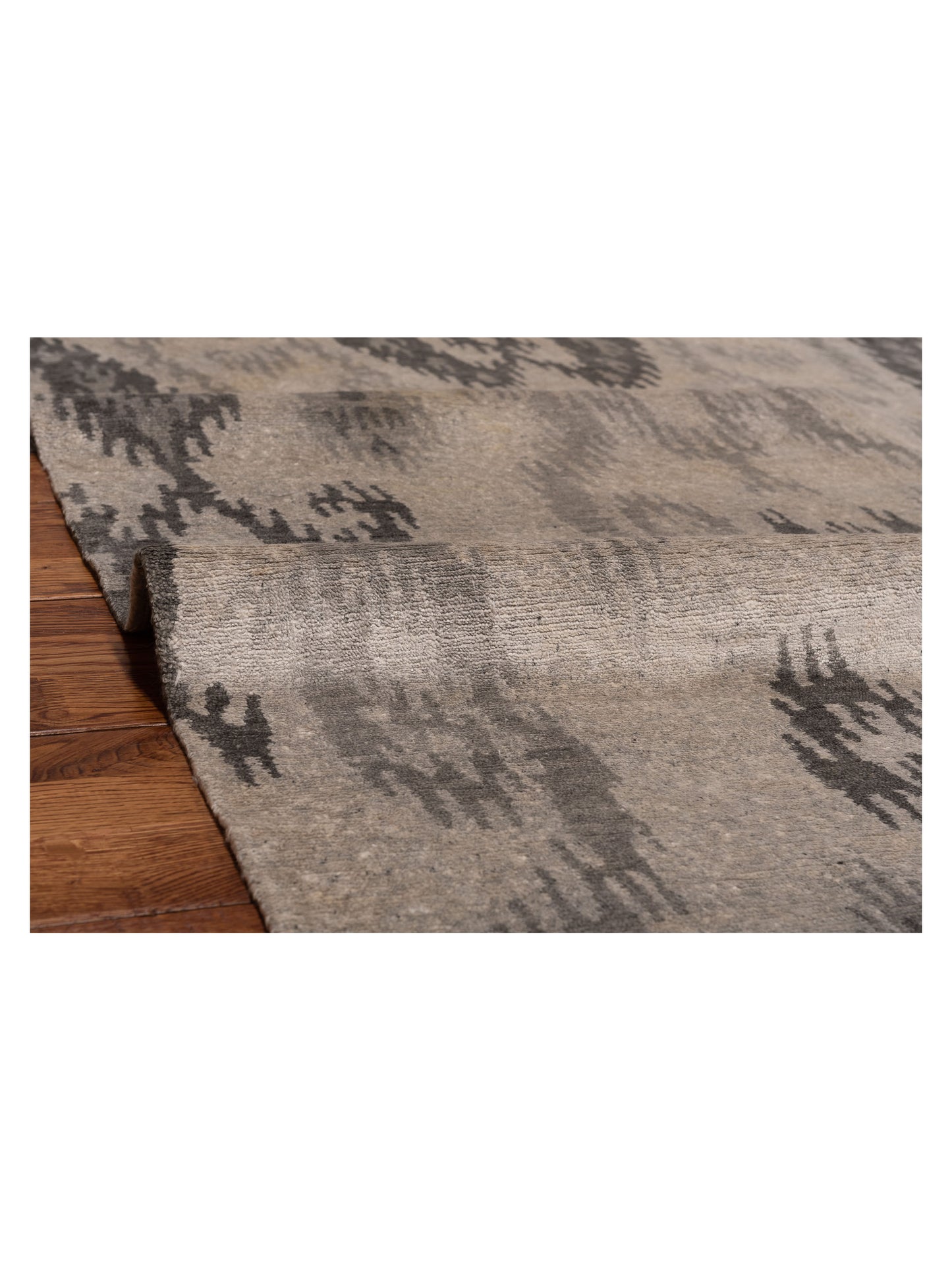 Tibetino 120537 Silver Gray 3.11x5.10 Hand Knotted Rug