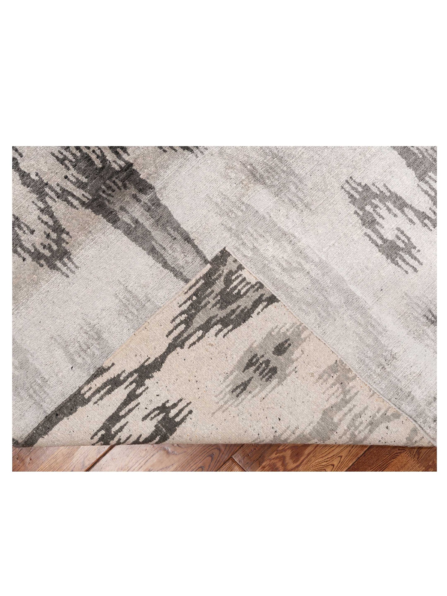 Tibetino 120540 Light Gray 8x9.11 Hand Knotted Rug