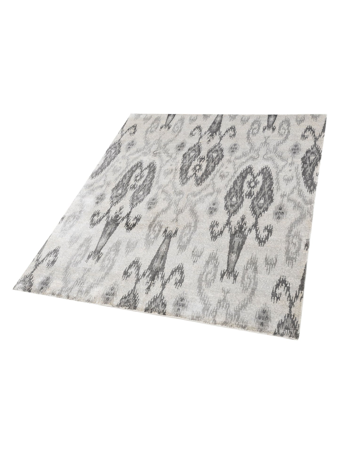 Tibetino 120541 Silver Gray 8x9.10 Hand Knotted Rug