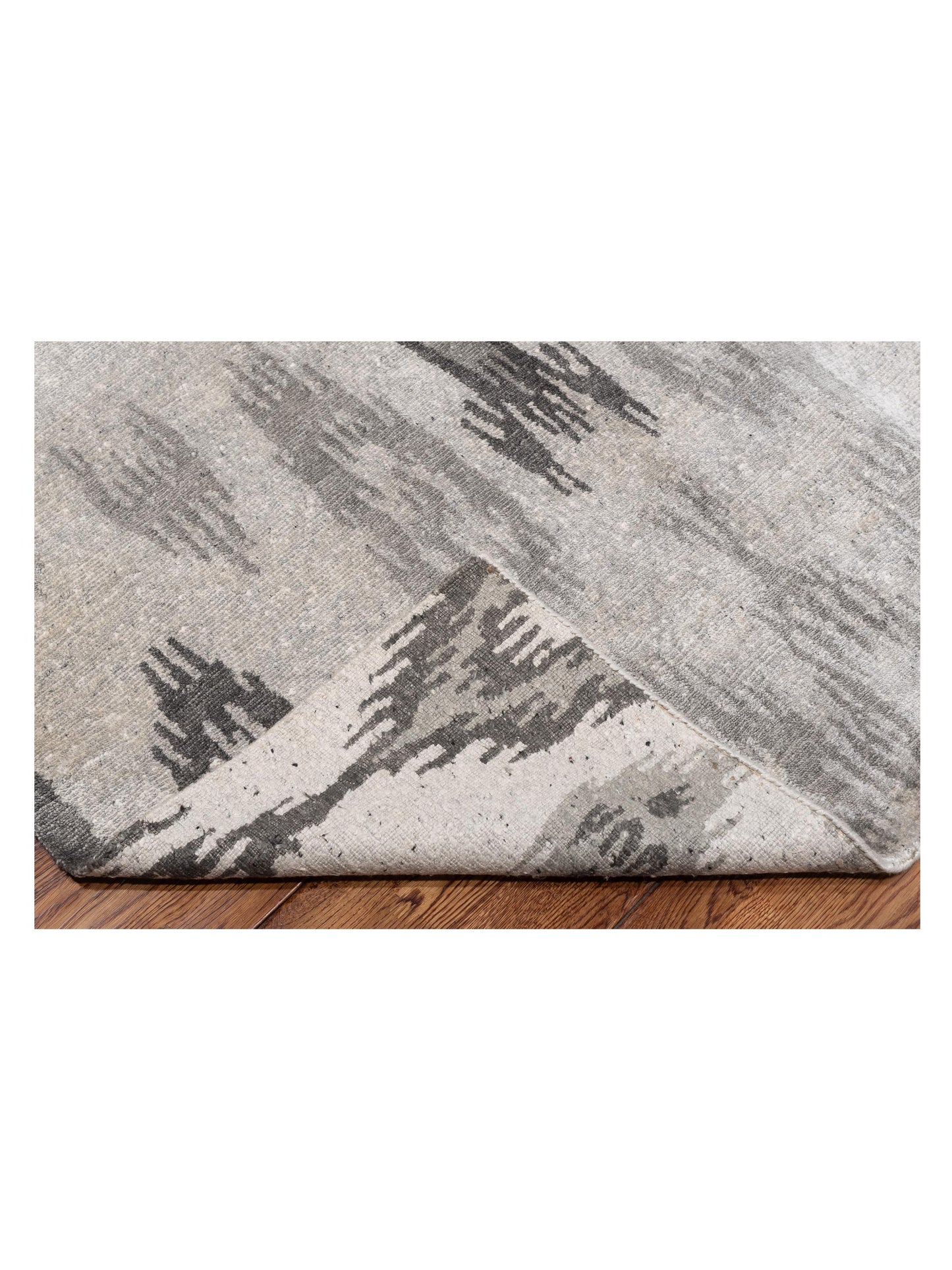 Tibetino 120541 Silver Gray 8x9.10 Hand Knotted Rug