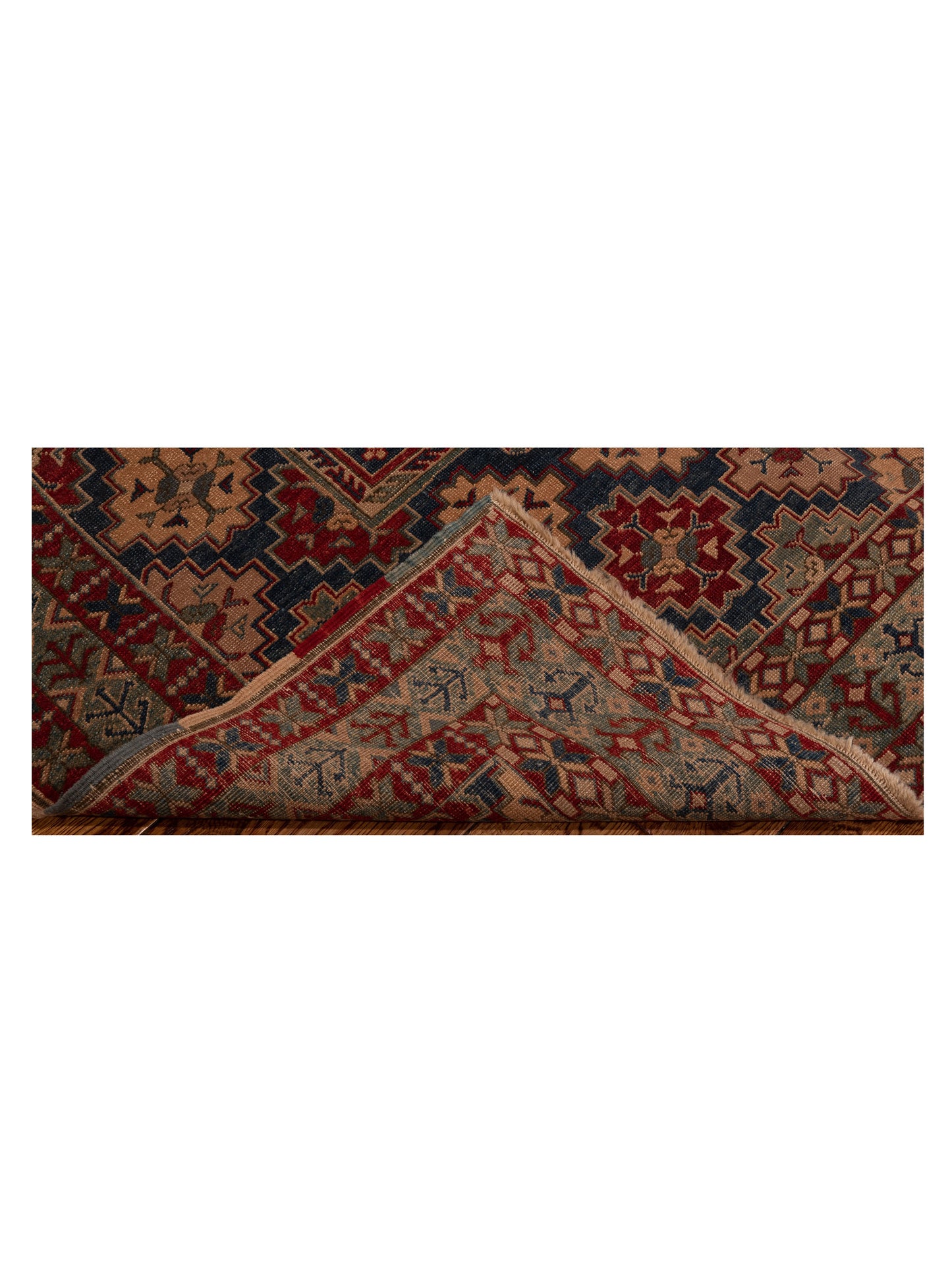 Turkish Shirwan 120651 Navy Red 4.1x6.5 Hand Knotted Rug