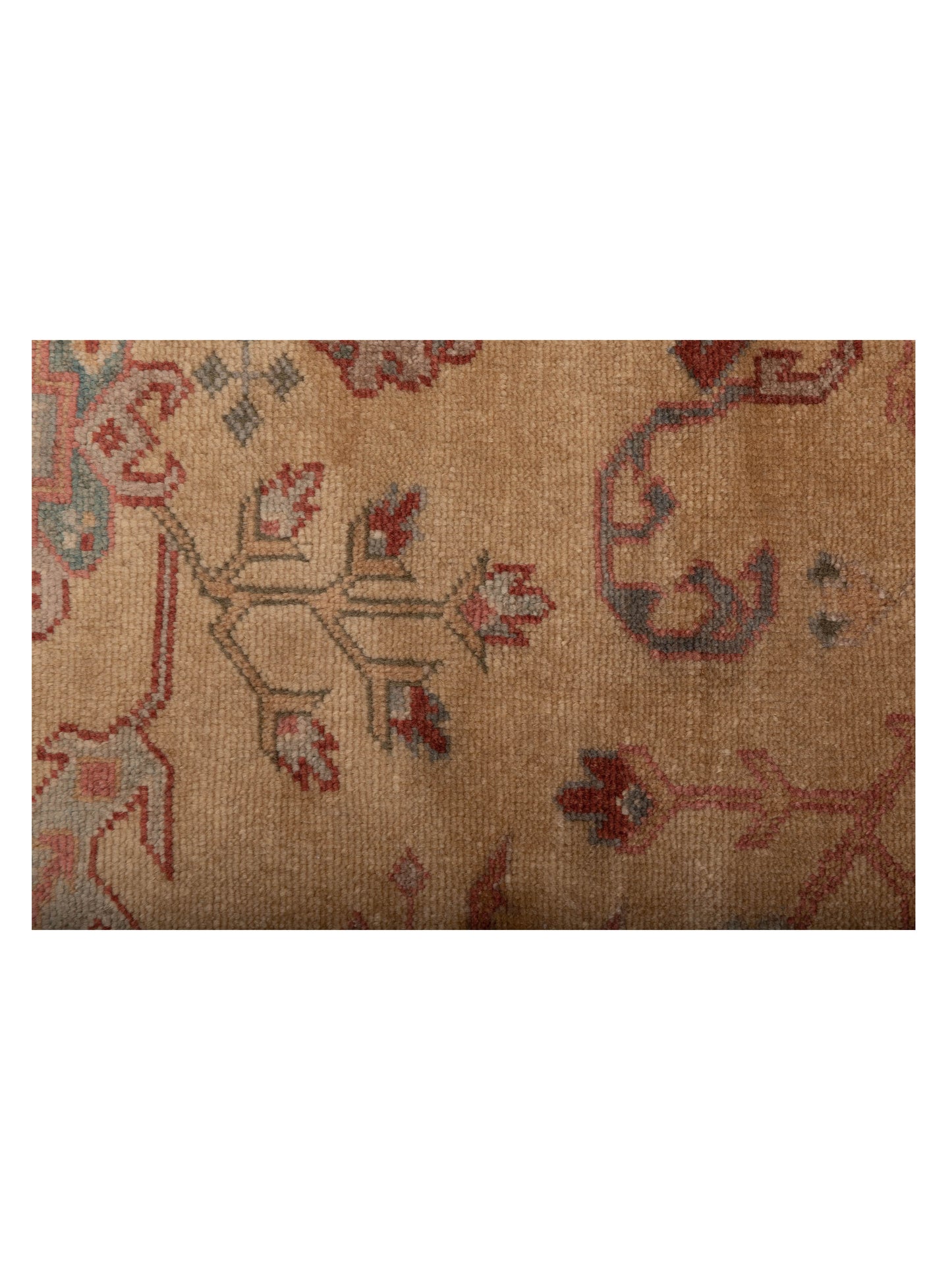 Antique Loom 120655 Camel Beige 6.8x8.4 Hand Knotted Rug