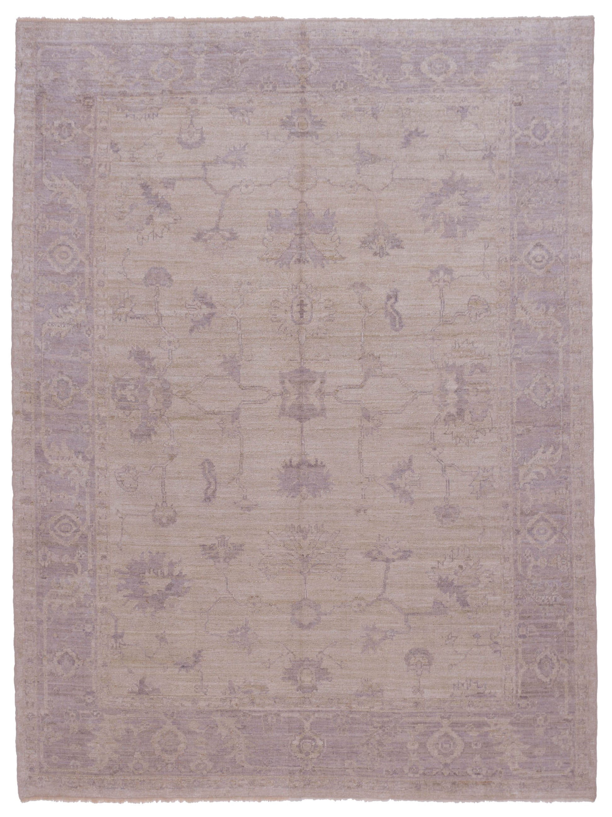 Anadol Angora Oushak  Ivory Gray Traditional