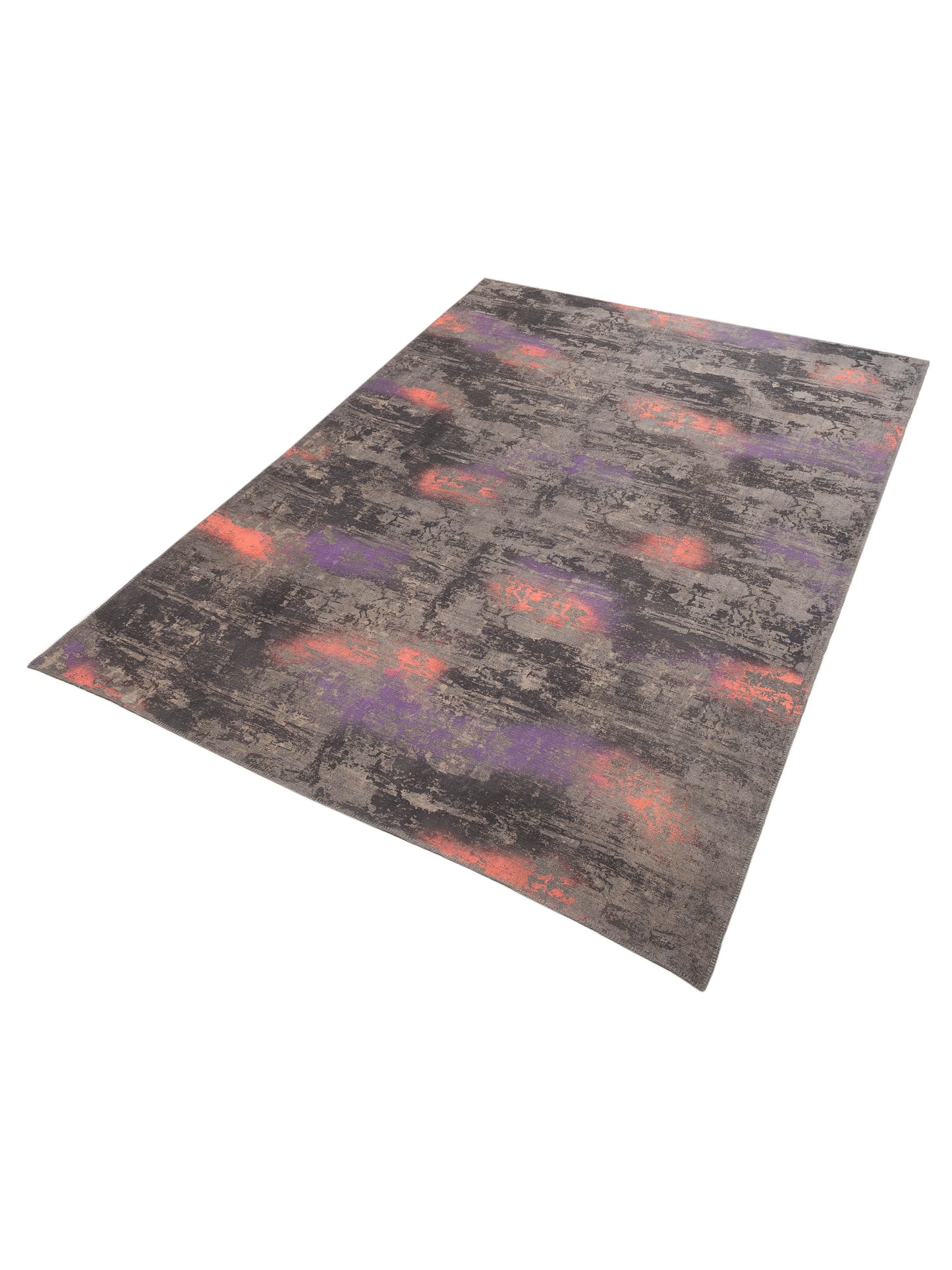 Vintage 120904 Gray 11.6x15.6 Hand Knotted Rug