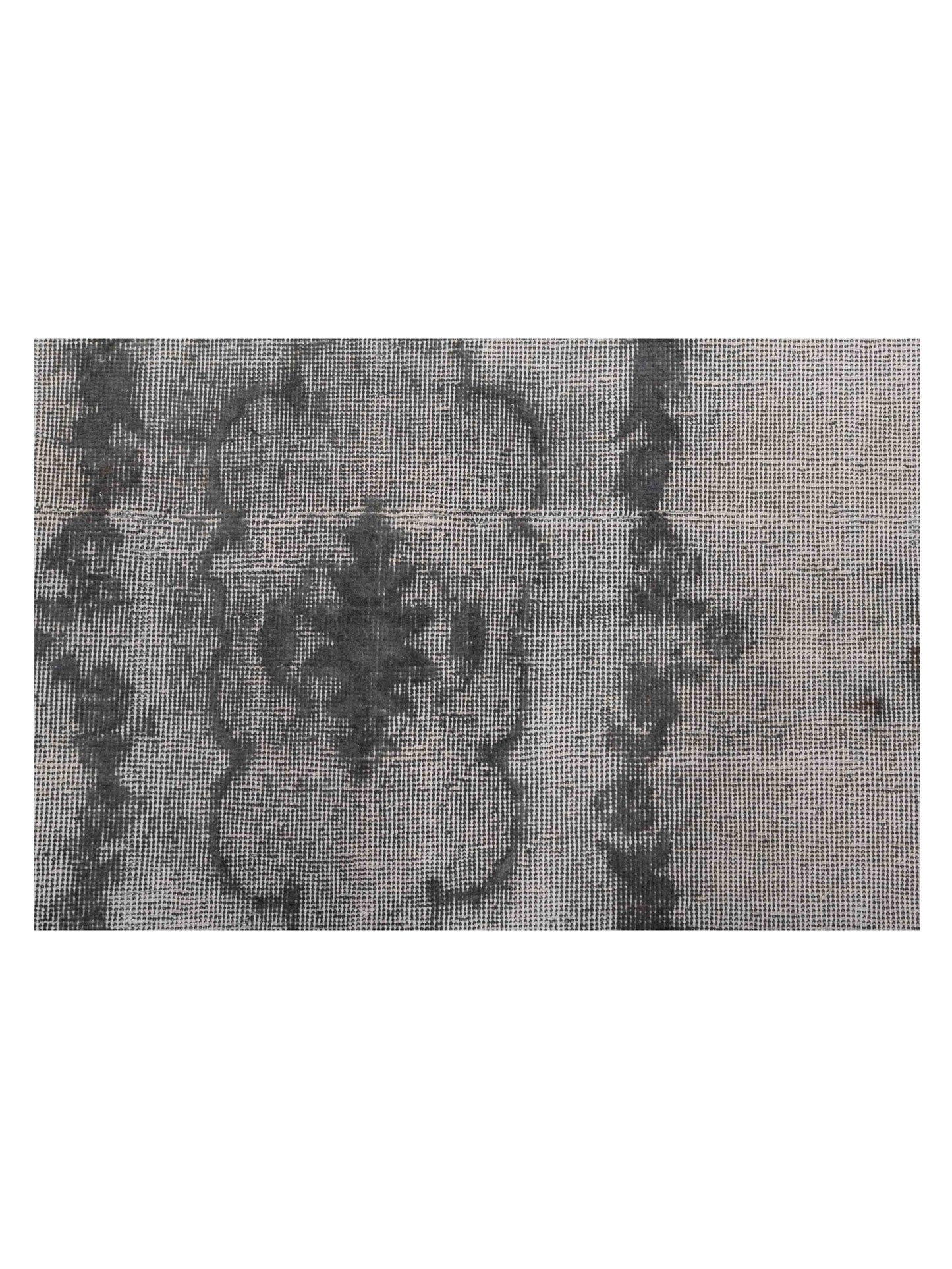 Vintage 120968 Gray 7.11x11.9 Hand Knotted Rug