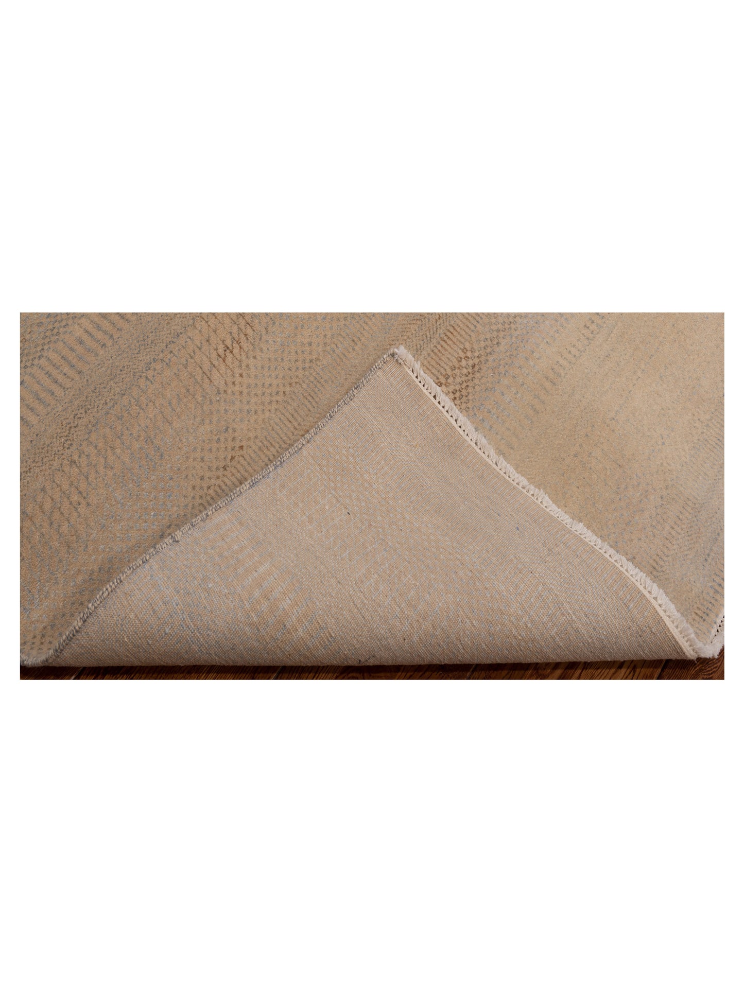 Aurore 120993 Ivory Gray Gray 4.1x6.1 Hand Knotted Rug