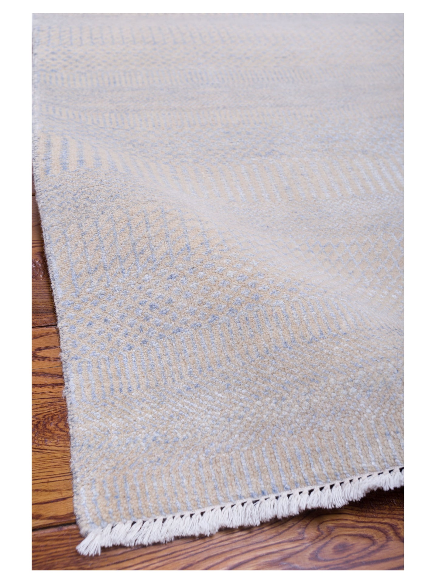 Tibetino 120995 Ivory Silver 4.1x6.1 Hand Knotted Rug