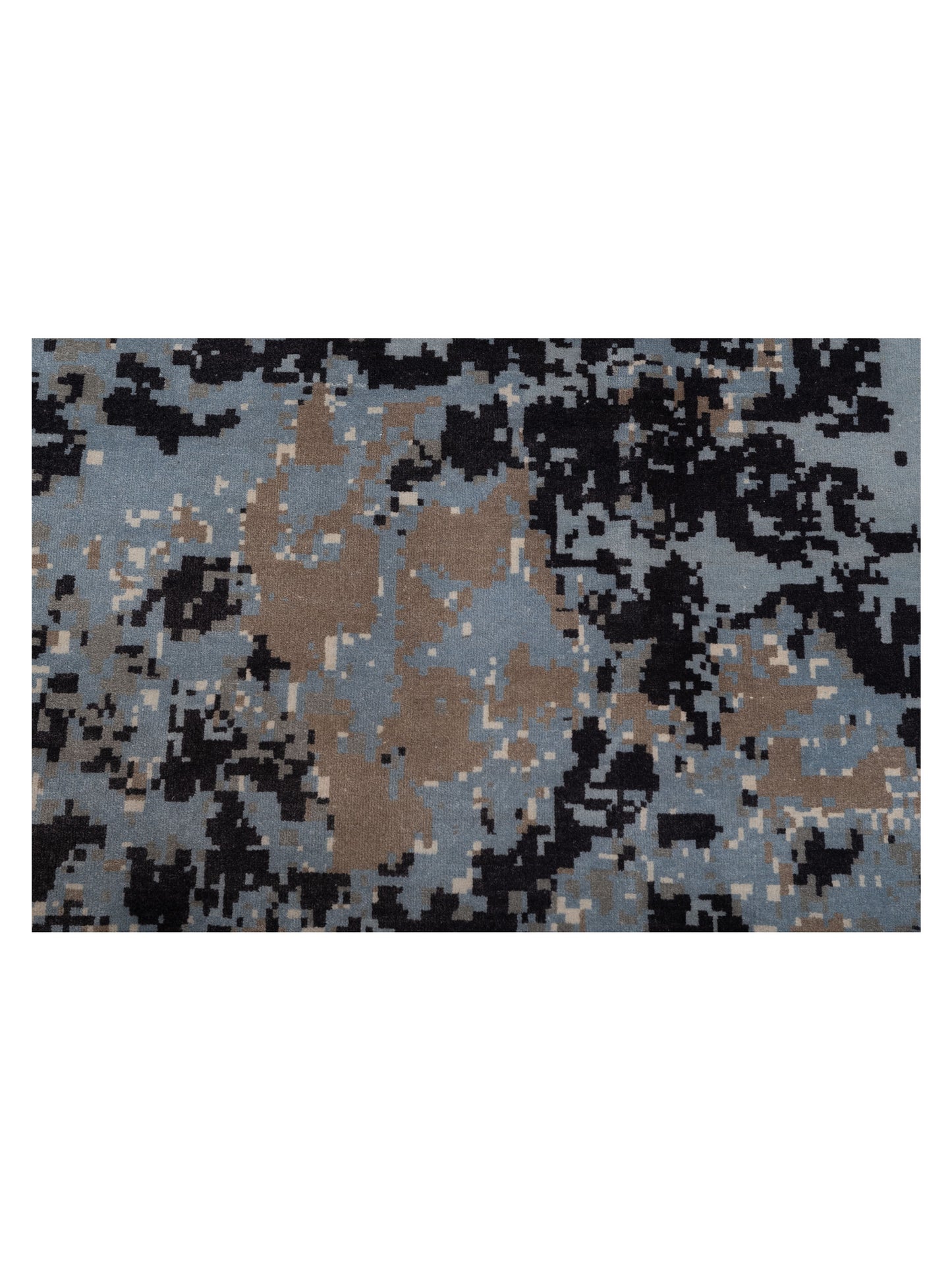 Tibetino 121000 Blue Gray 10x13.9 Hand Knotted Rug