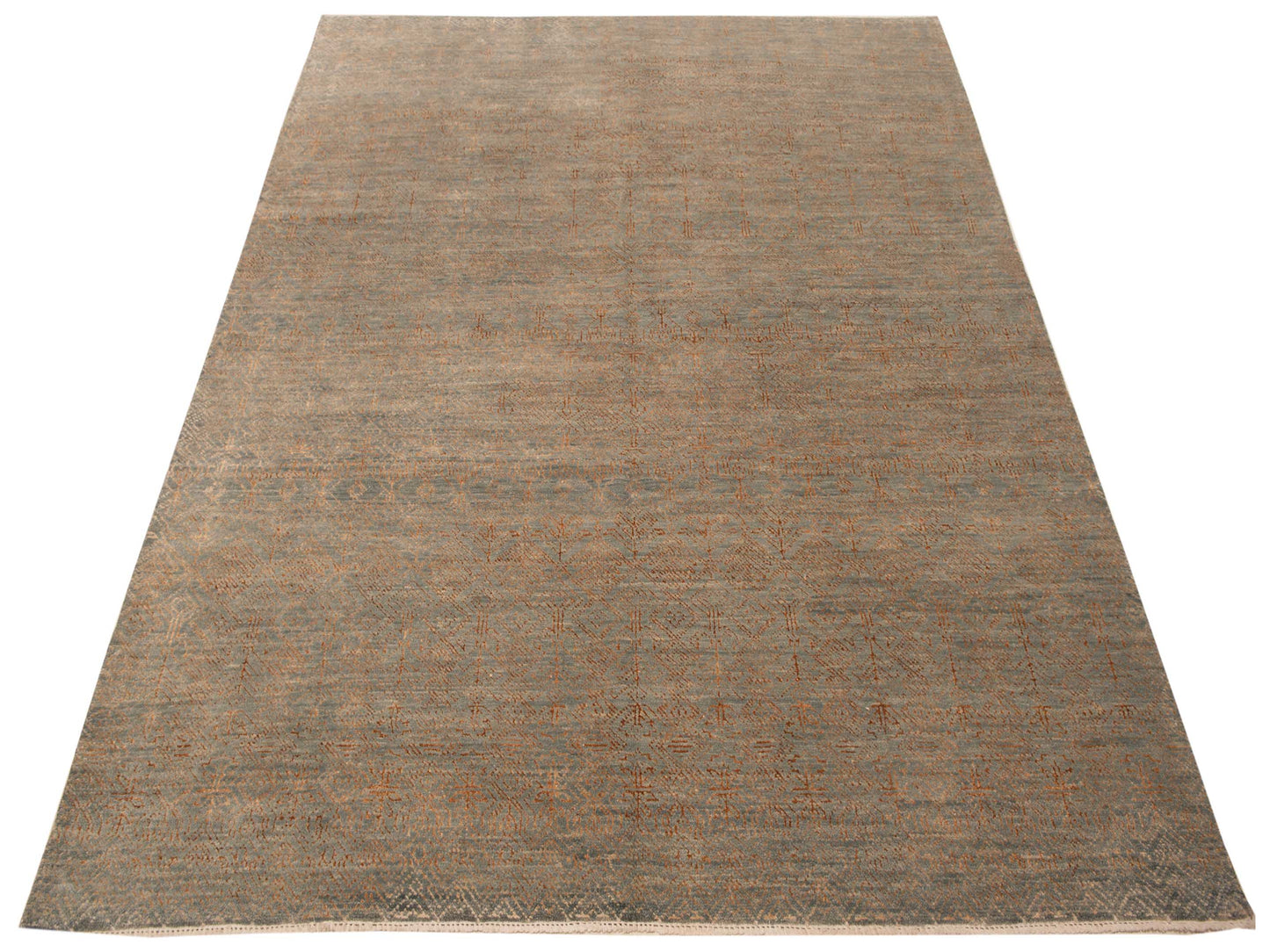 Himalayan 121009 Silver 8x10 Hand Knotted Rug