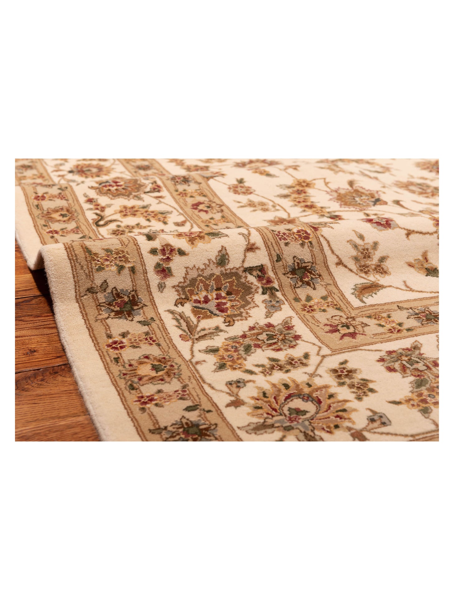 Magnolia 121064 Ivory Ivory 9x12 Hand Knotted Rug