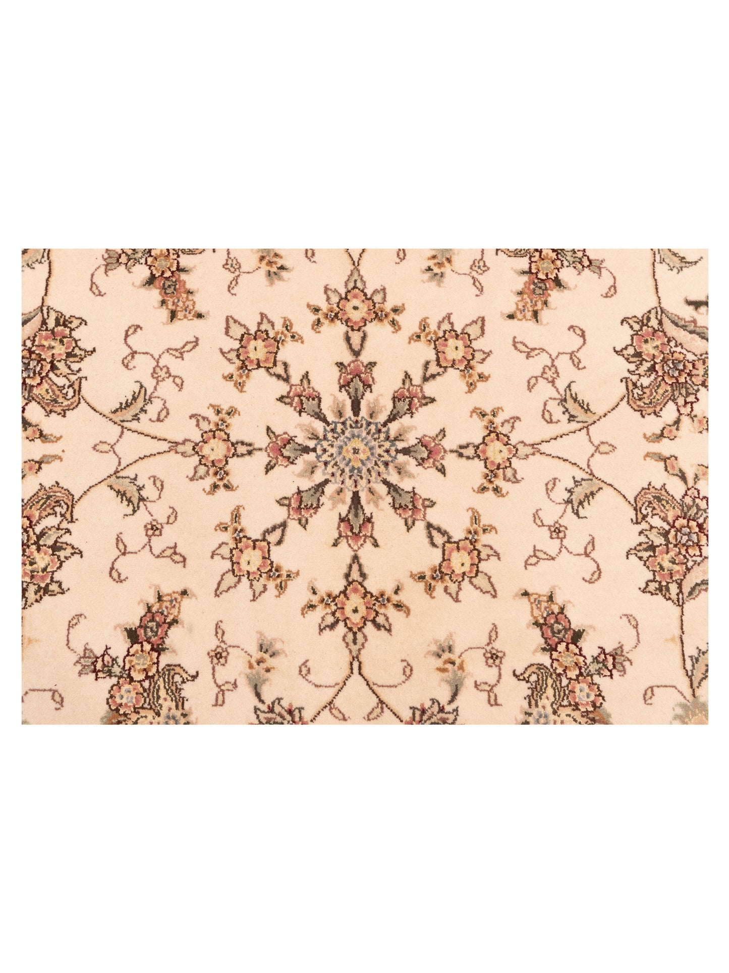 Magnolia 121076 Ivory Ivory 9x12 Hand Knotted Rug