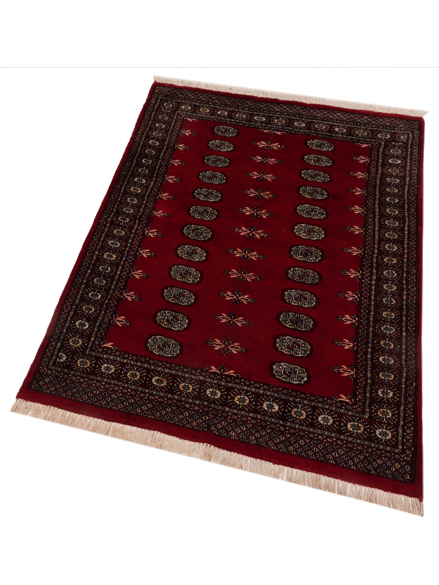 Bokhara 121183 Red 4.5x6.3 Hand Knotted Rug