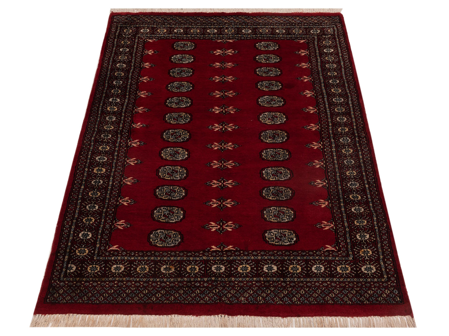 Bokhara 121183 Red 4.5x6.3 Hand Knotted Rug