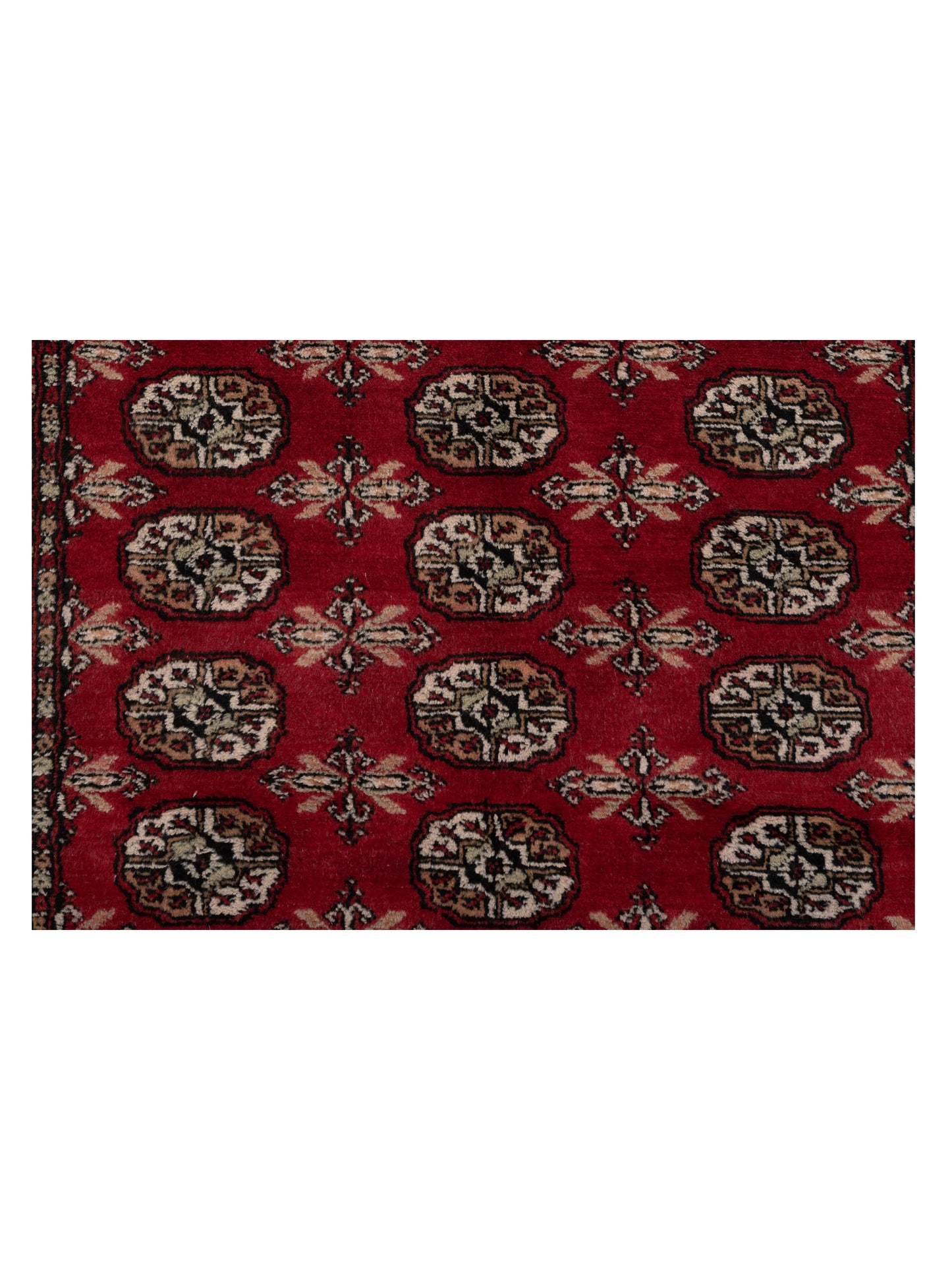 Bokhara 121185 Red Red 4.1x6.4 Hand Knotted Rug
